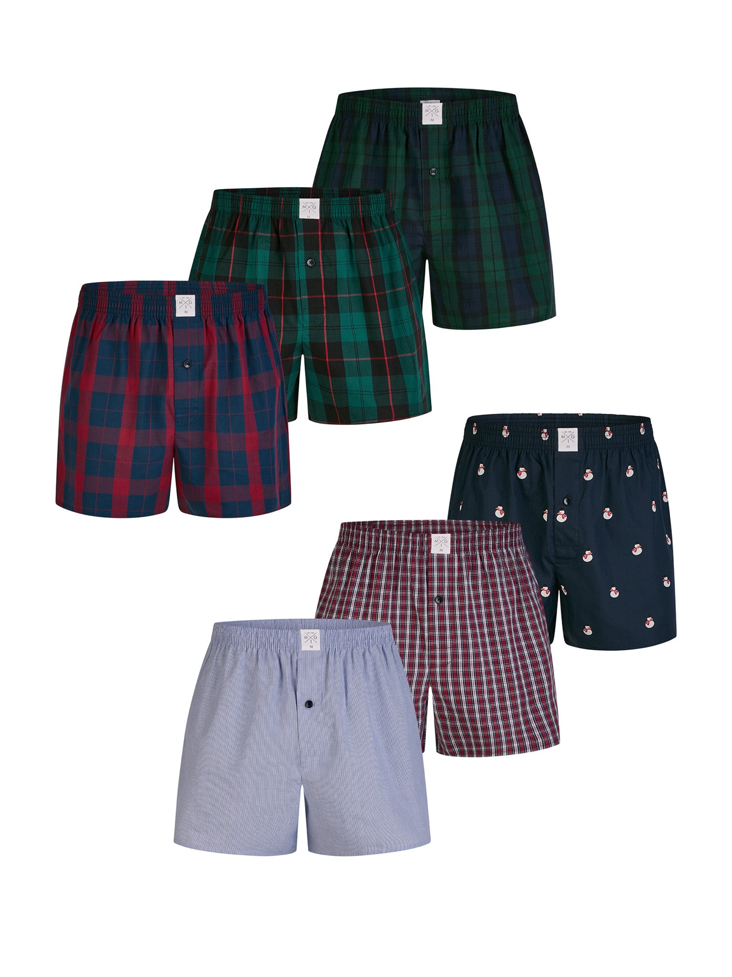 MG-1 Jungen Boxershorts Classics 6er Pack