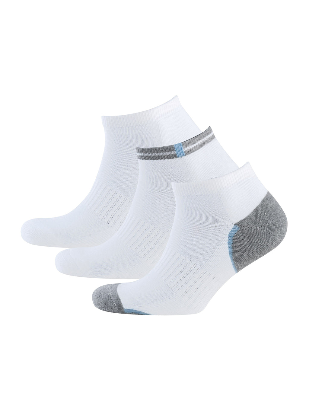 NUR DIE Unisex Sneakersocken Sport 3-Pack