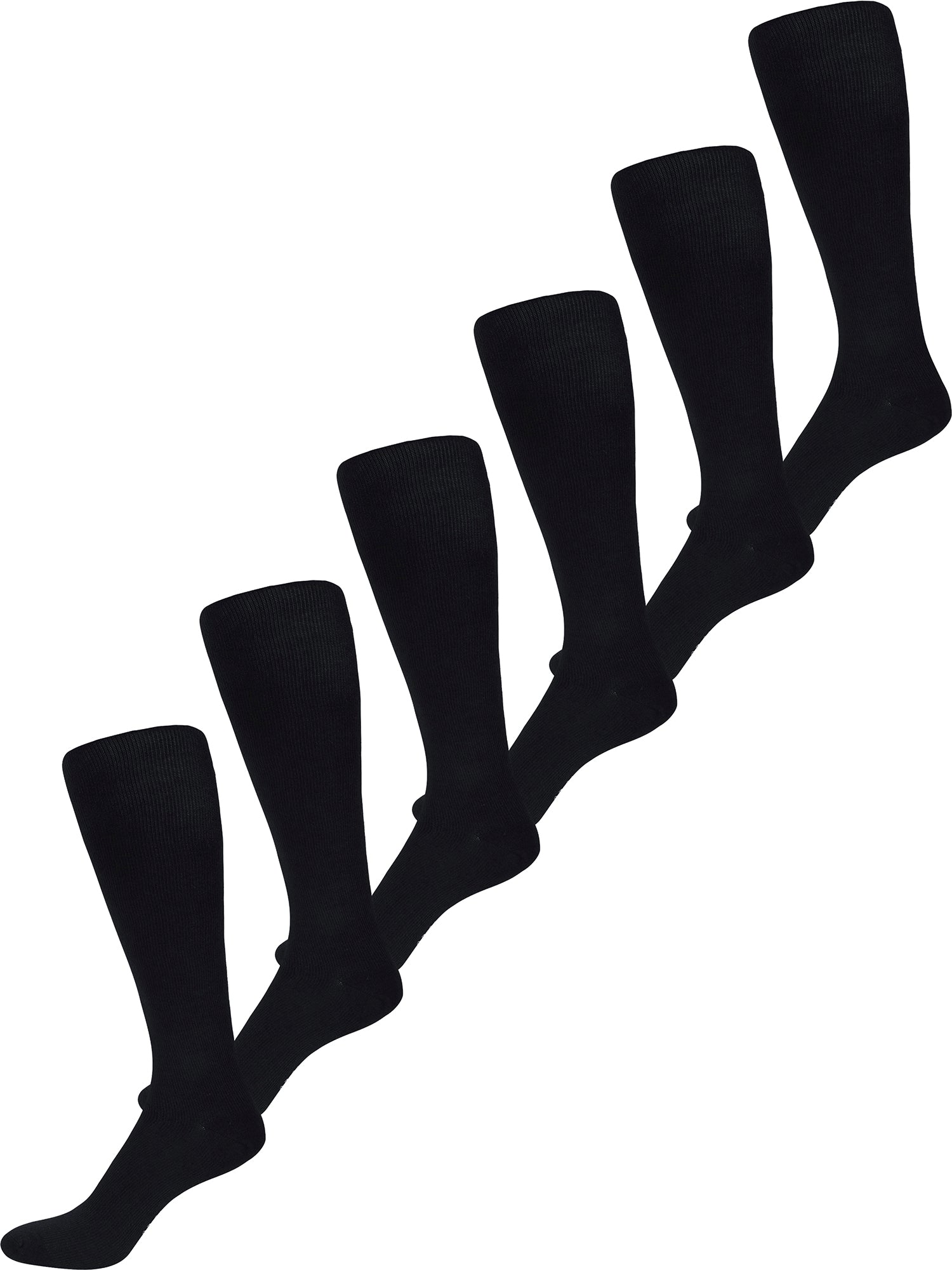 NUR DIE Herren Kniestrümpfe Fit & Vital 6er Pack