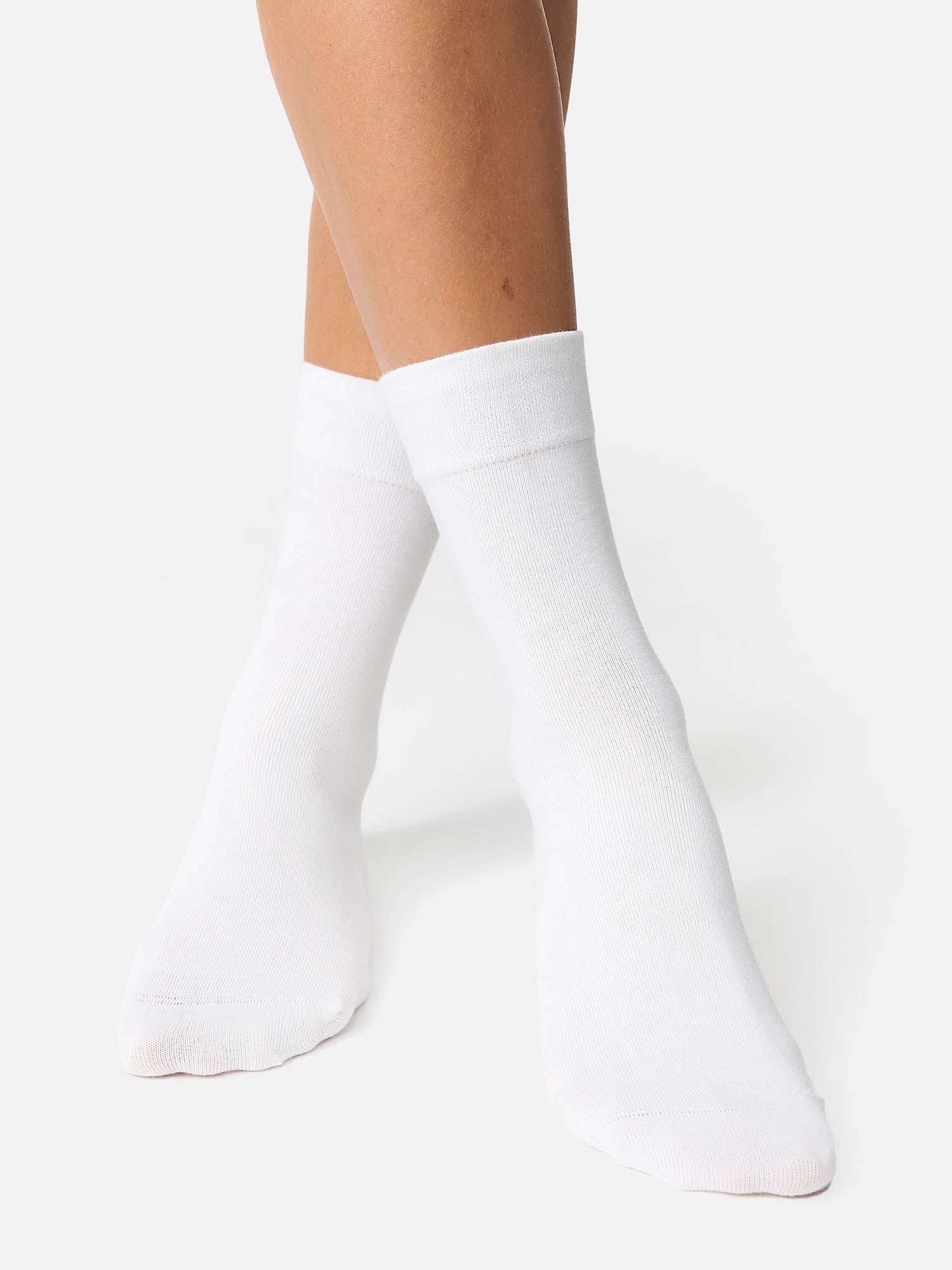 NUR DIE Damen Socken 98% Baumwolle mit Komfortbund