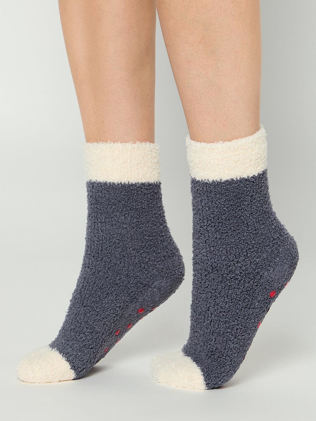 NUR DIE Damen Socken mit Stopper Wohlfühlsocken