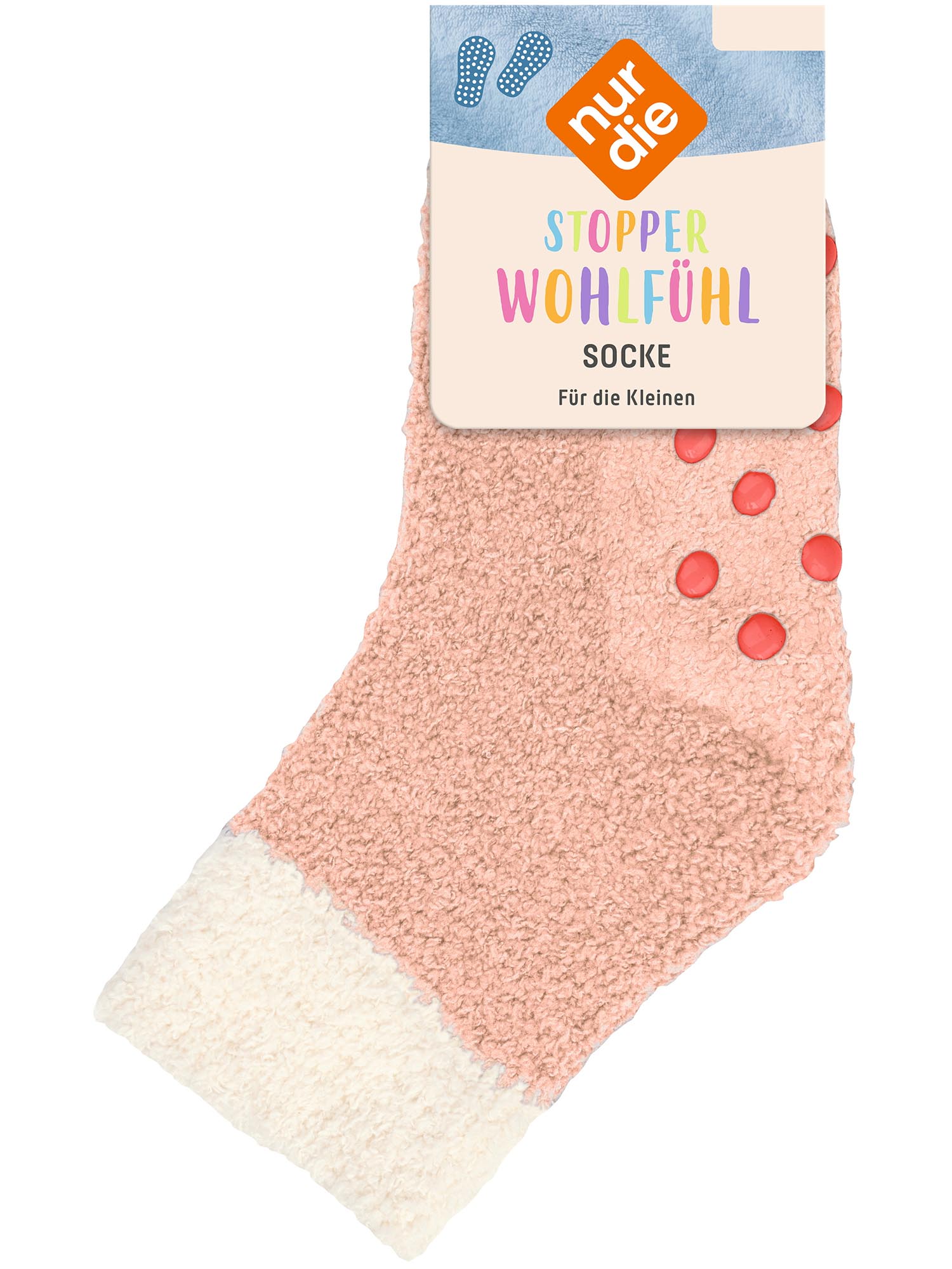 NUR DIE Kinder Socken mit Stopper Wohlfühlsocken