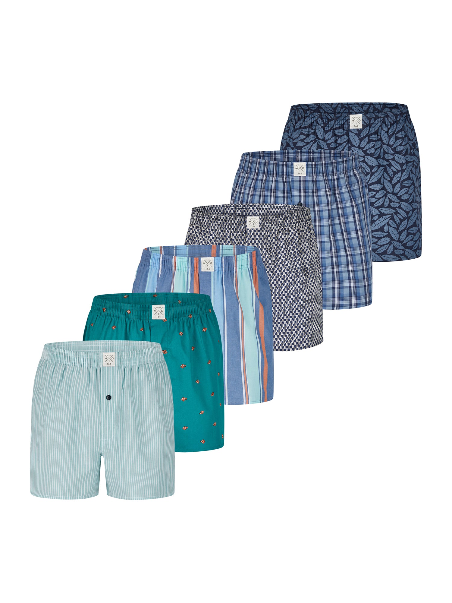 MG-1 Jungen Boxershorts Classics 6er Pack