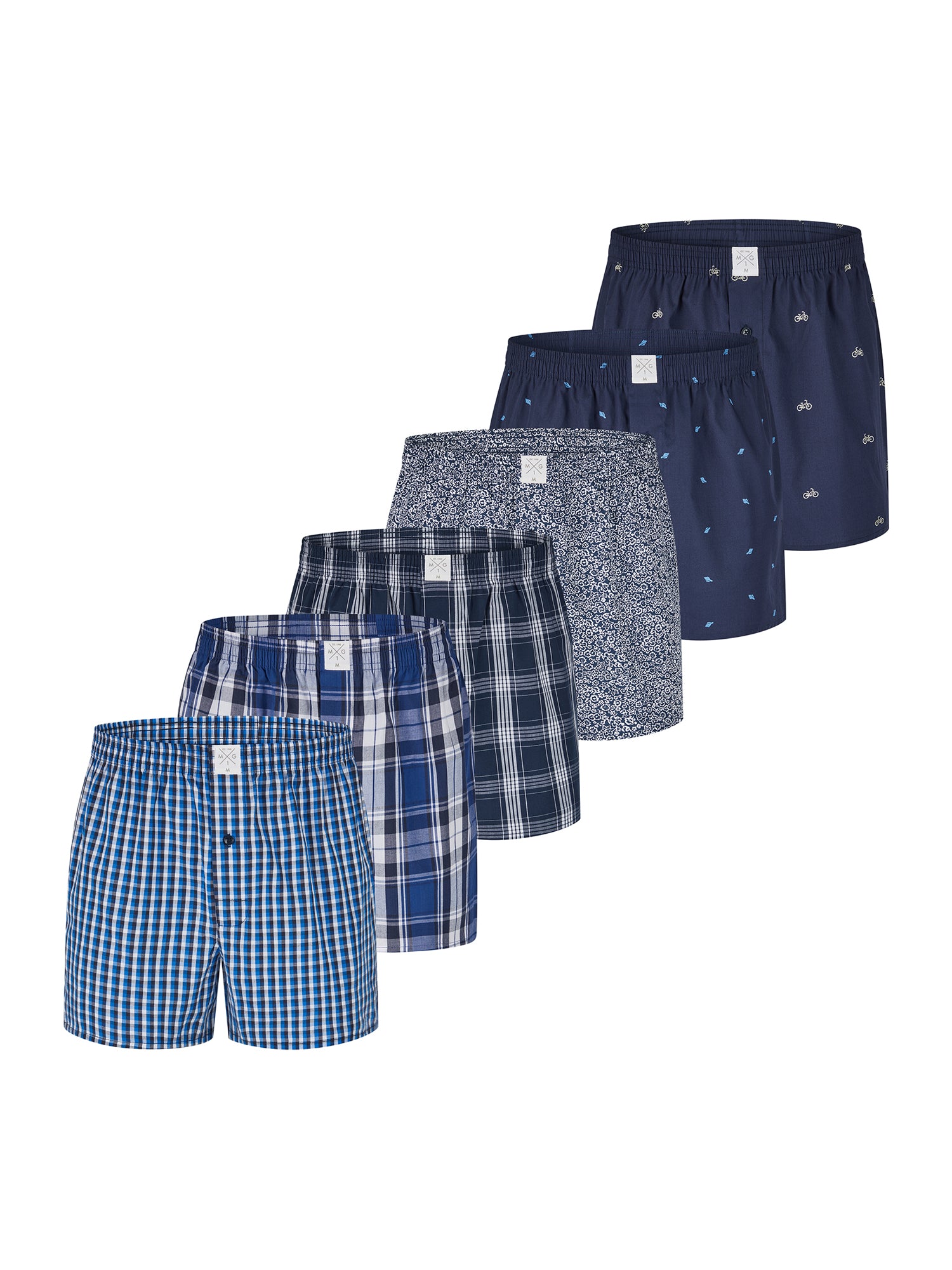 MG-1 Herren Boxershorts Classics 6er Pack