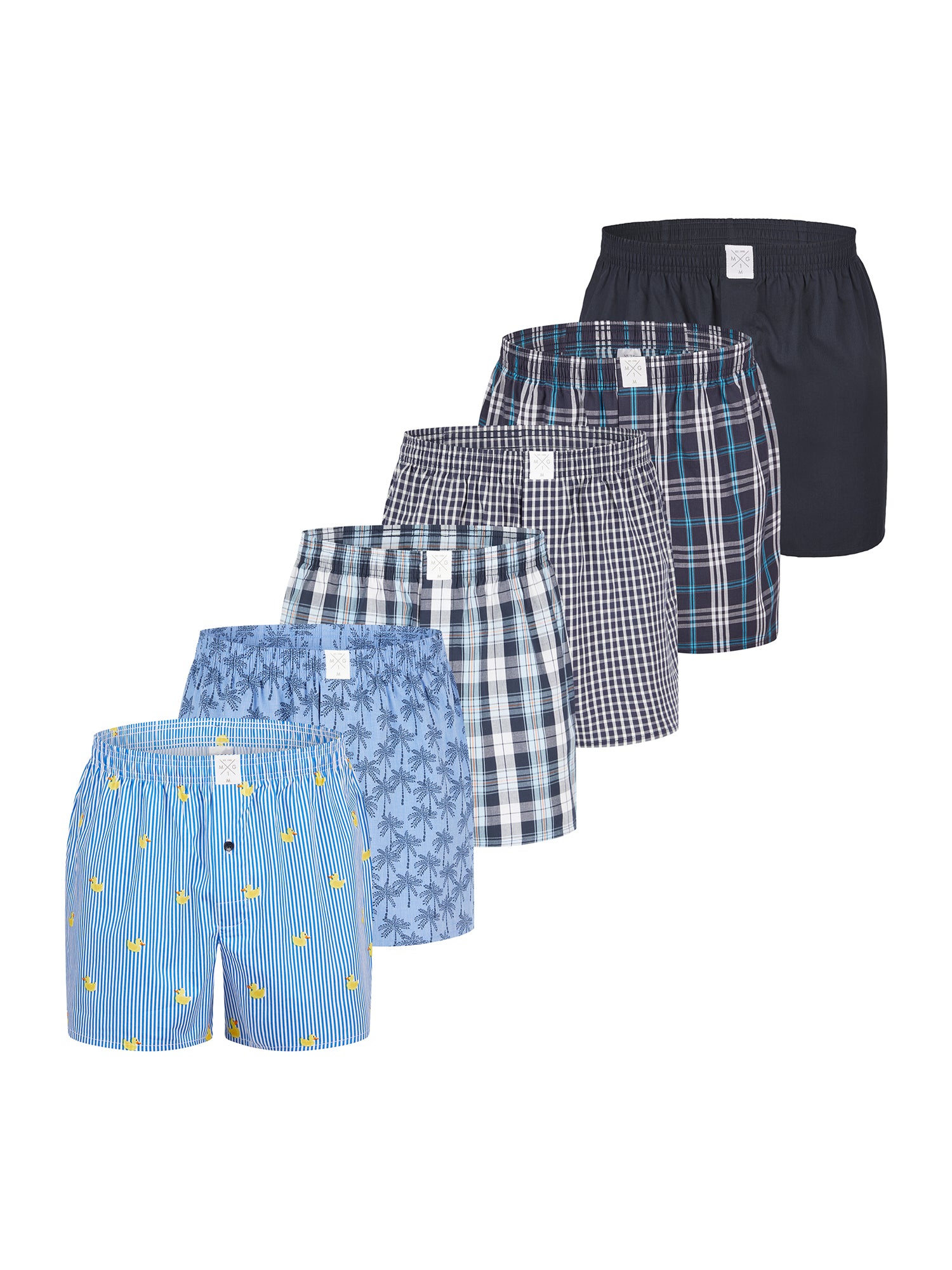 MG-1 Herren Boxershorts Classics 6er Pack