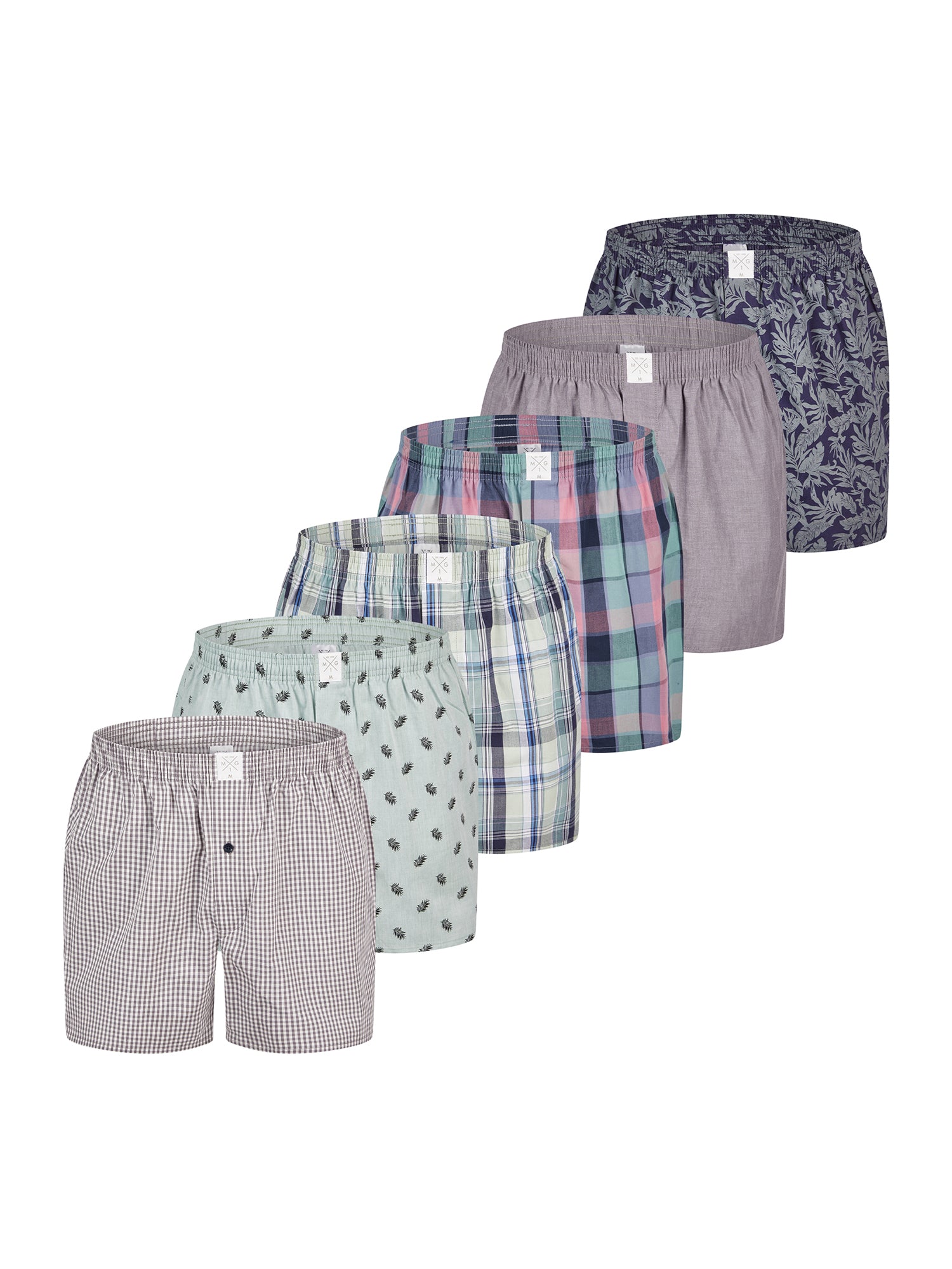 MG-1 Herren Boxershorts Classics 6er Pack