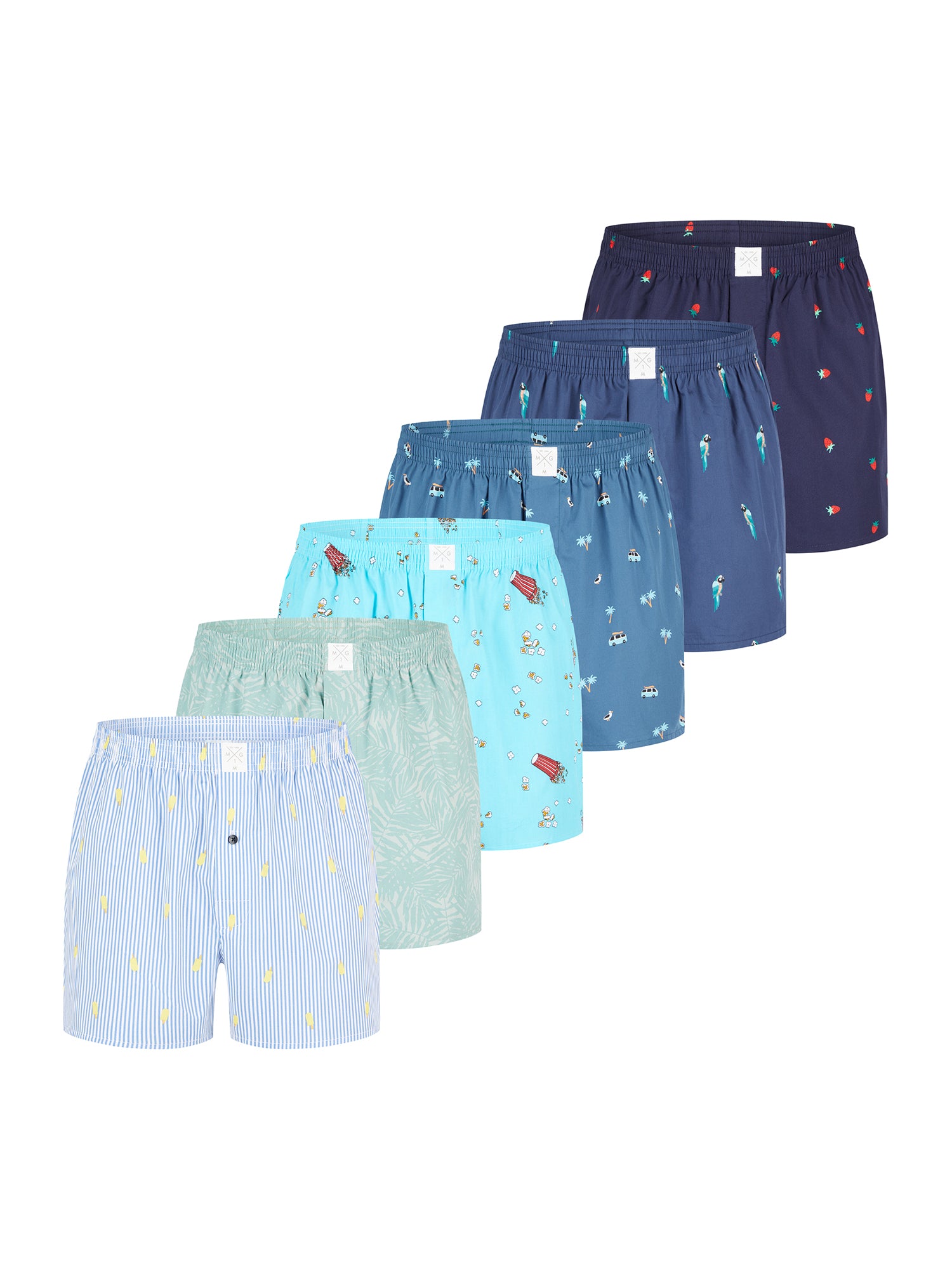 MG-1 Herren Boxershorts Classics 6er Pack