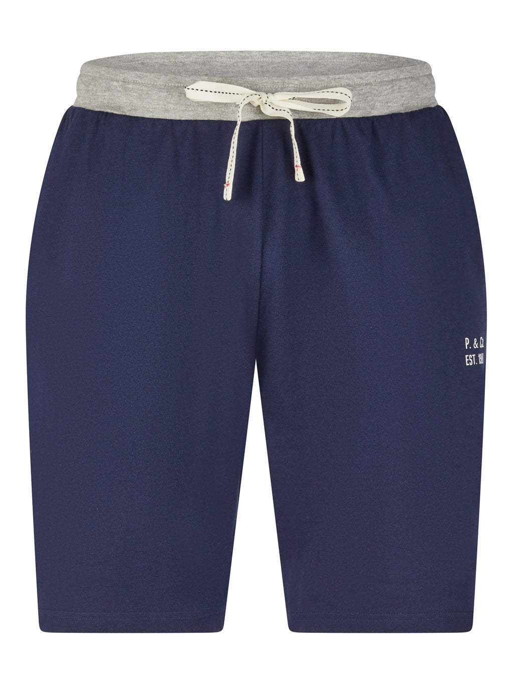 weiß-navy / L