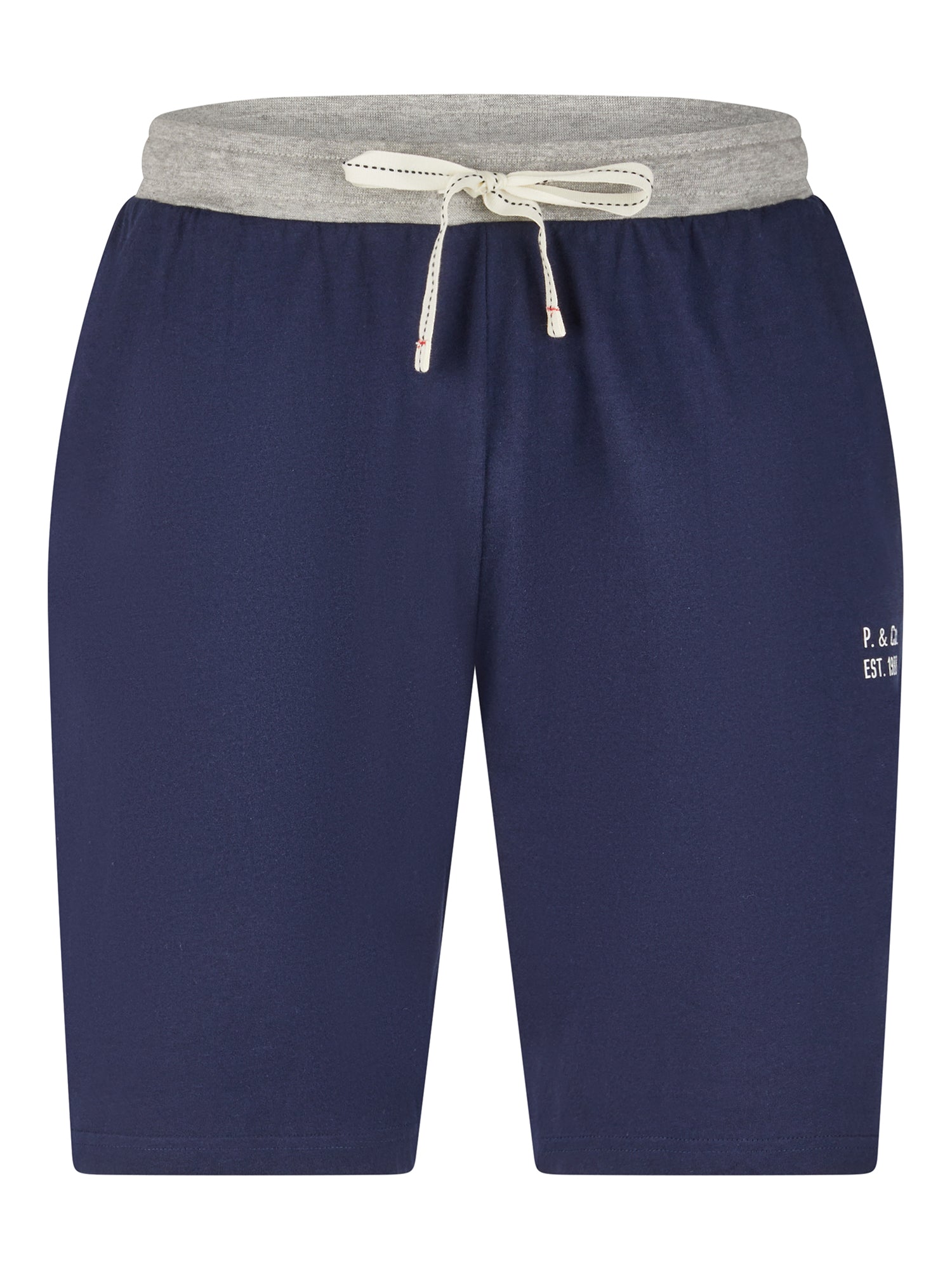 weiß-navy / L