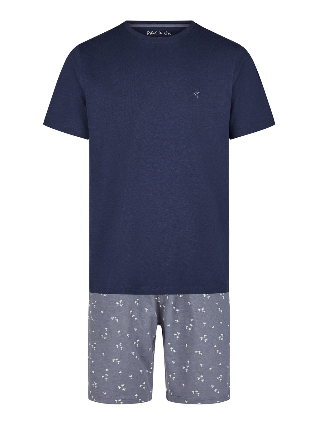 Phil & Co. Berlin Herren Pyjama Kurzarm