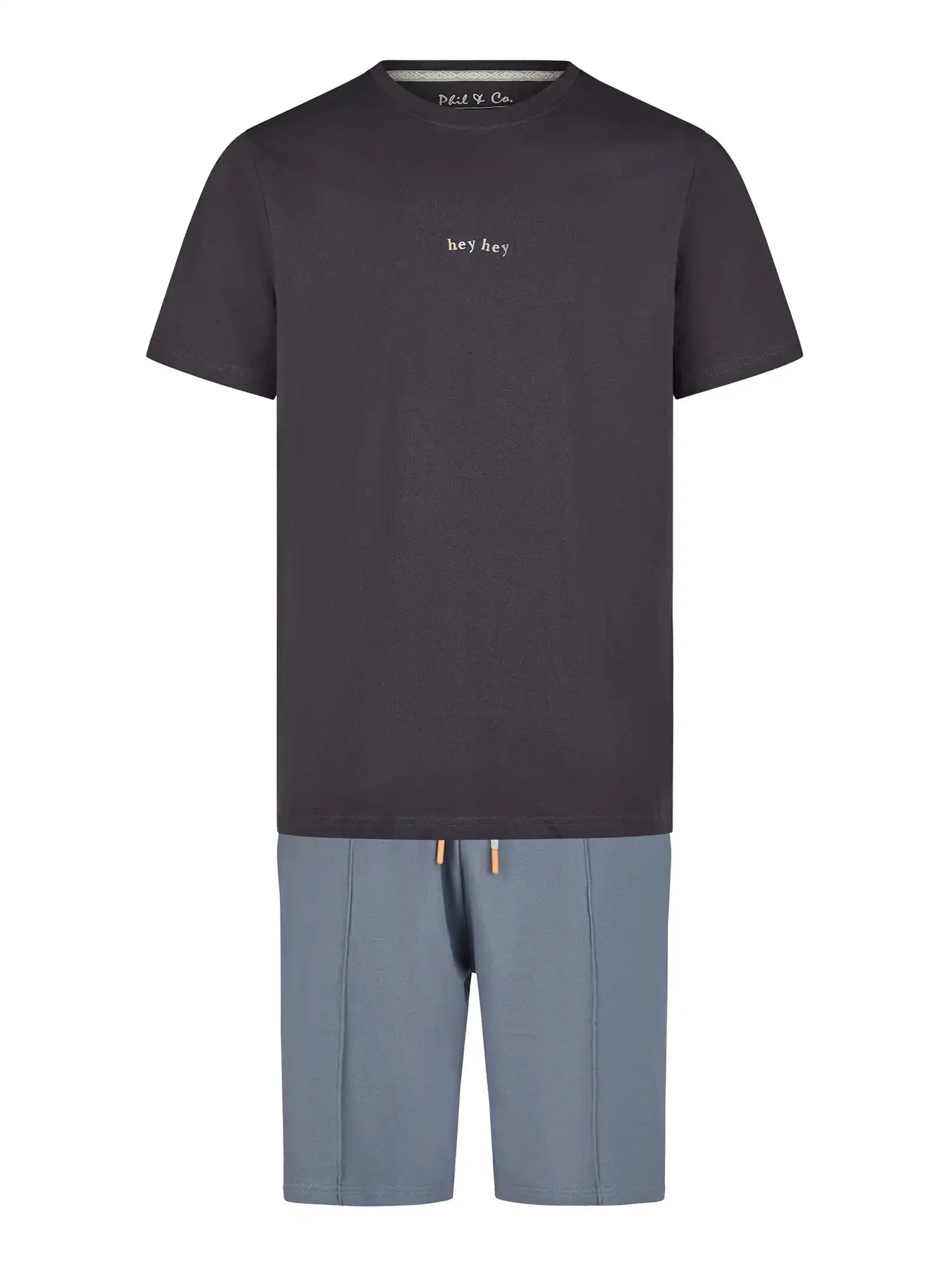 Phil & Co. Berlin Herren Pyjama Kurz Shorty
