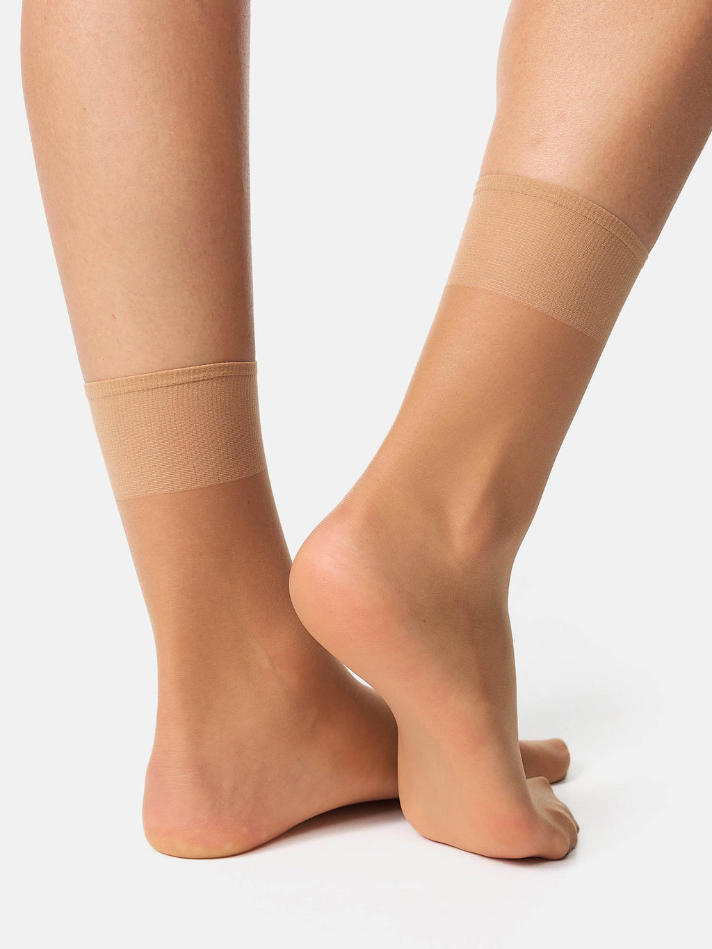 NUR DIE Damen Söckchen Seidenfein Transparent 15 DEN