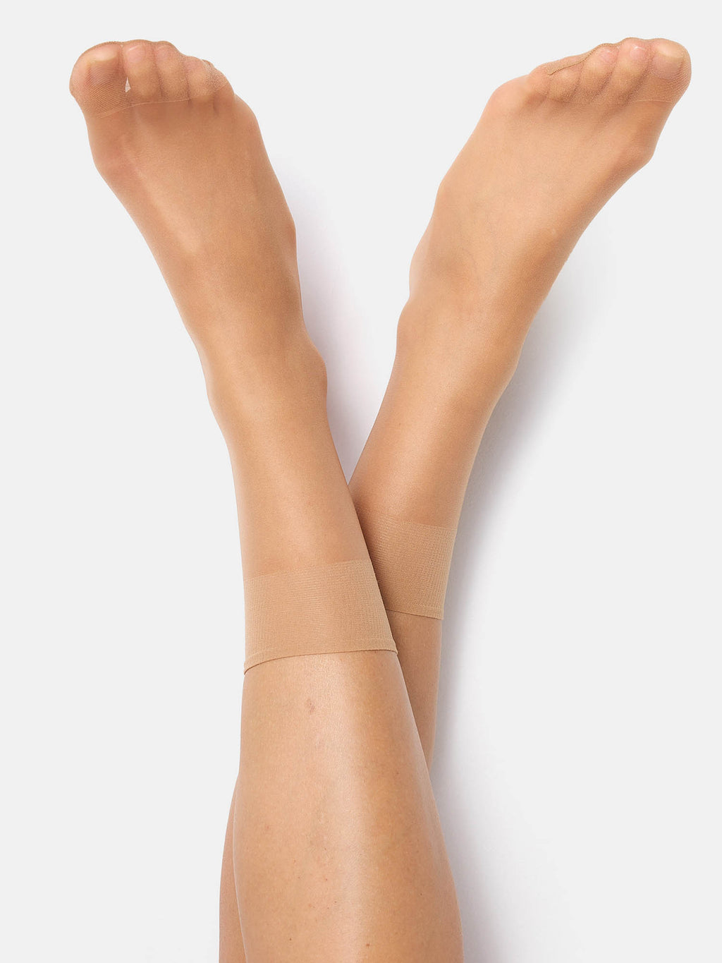 NUR DIE Damen Söckchen Seidenfein Transparent 15 DEN