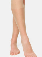 NUR DIE Damen Kniestrümpfe Seidenfein Transparent 15 DEN