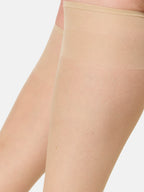 NUR DIE Damen Kniestrümpfe Seidenfein Transparent 15 DEN