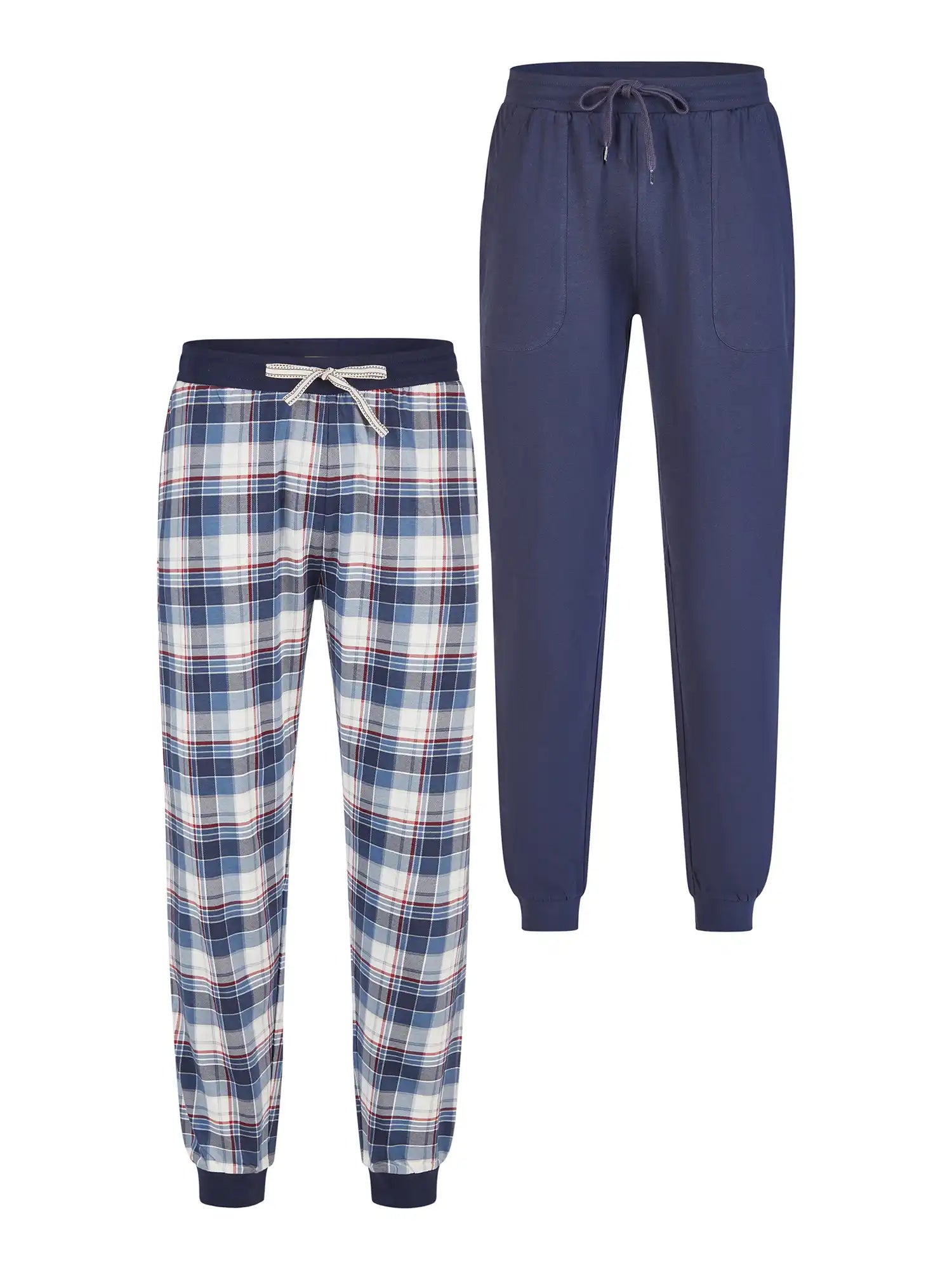 Phil & Co. Berlin Herren Pyjamahose Cozy Classics 2er Pack