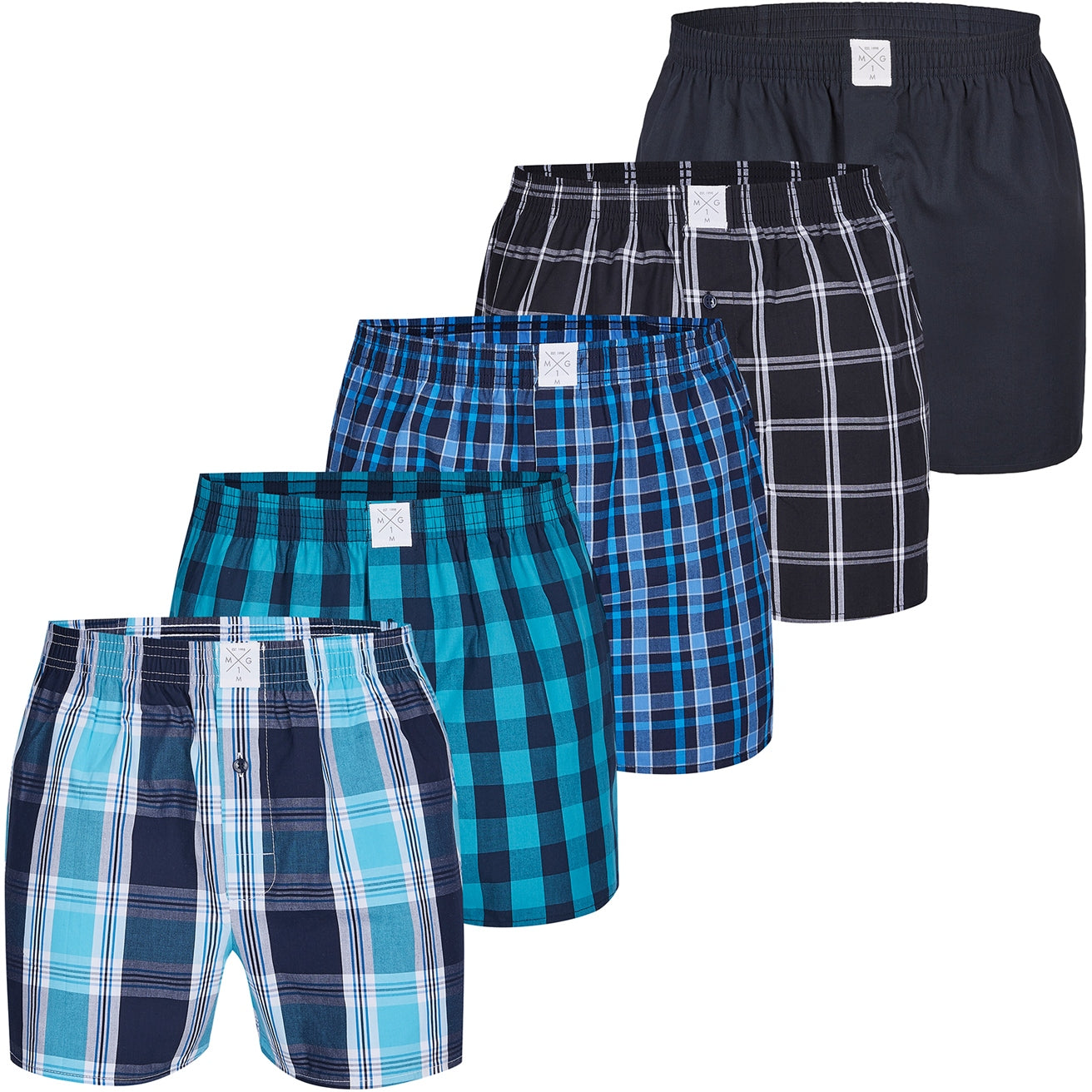 MG-1 Herren Boxershorts Classics 5er Pack