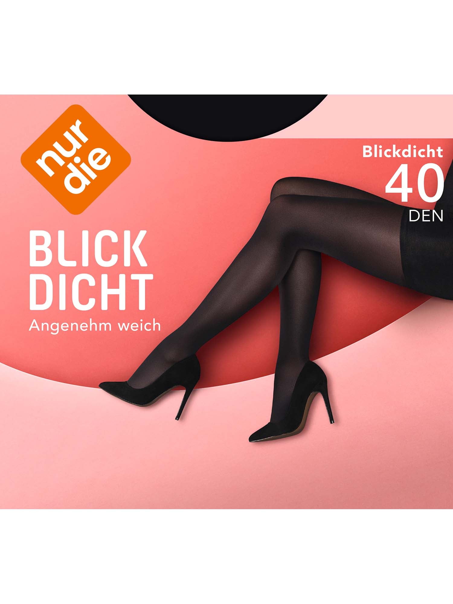 NUR DIE Damen Strumpfhose Blickdicht 40 DEN