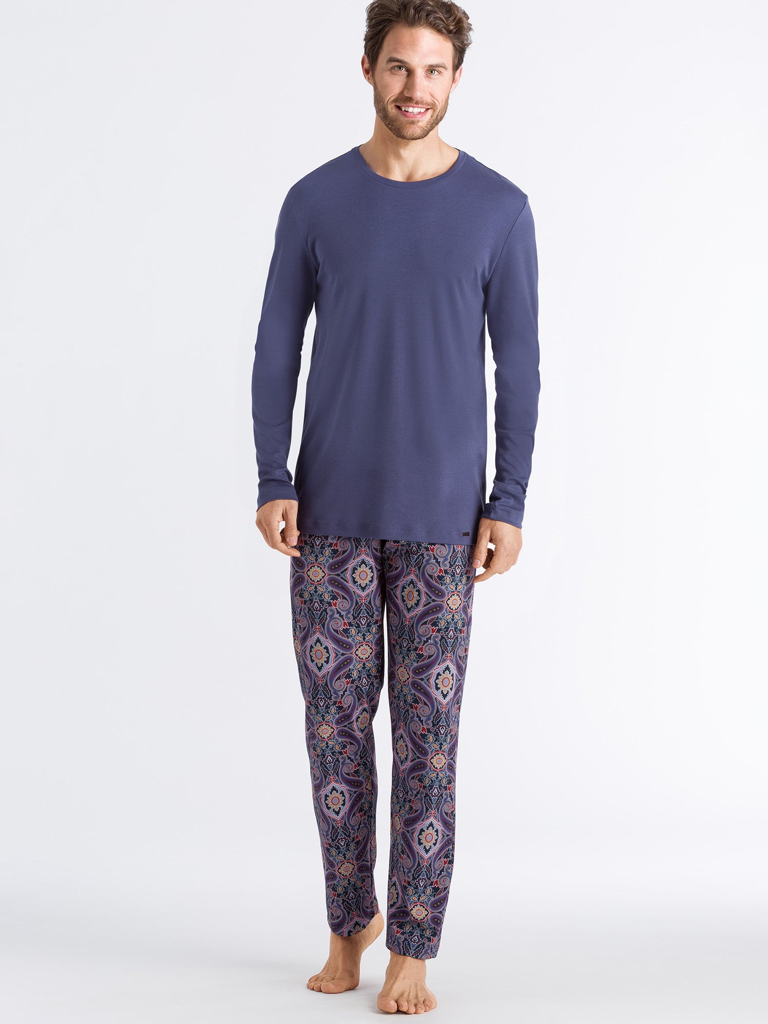 HANRO Herren Pyjama Night & Day Lang