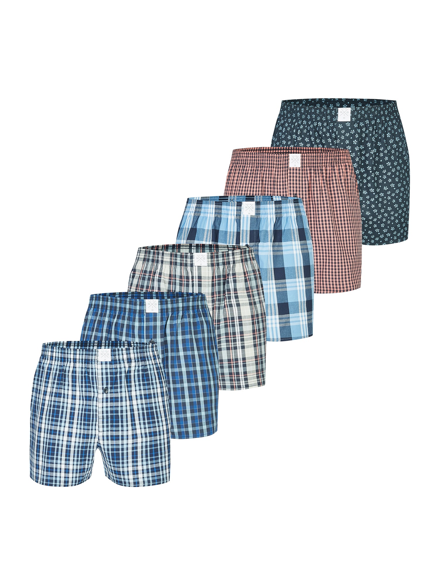 MG-1 Herren Boxershorts Classics 6er Pack