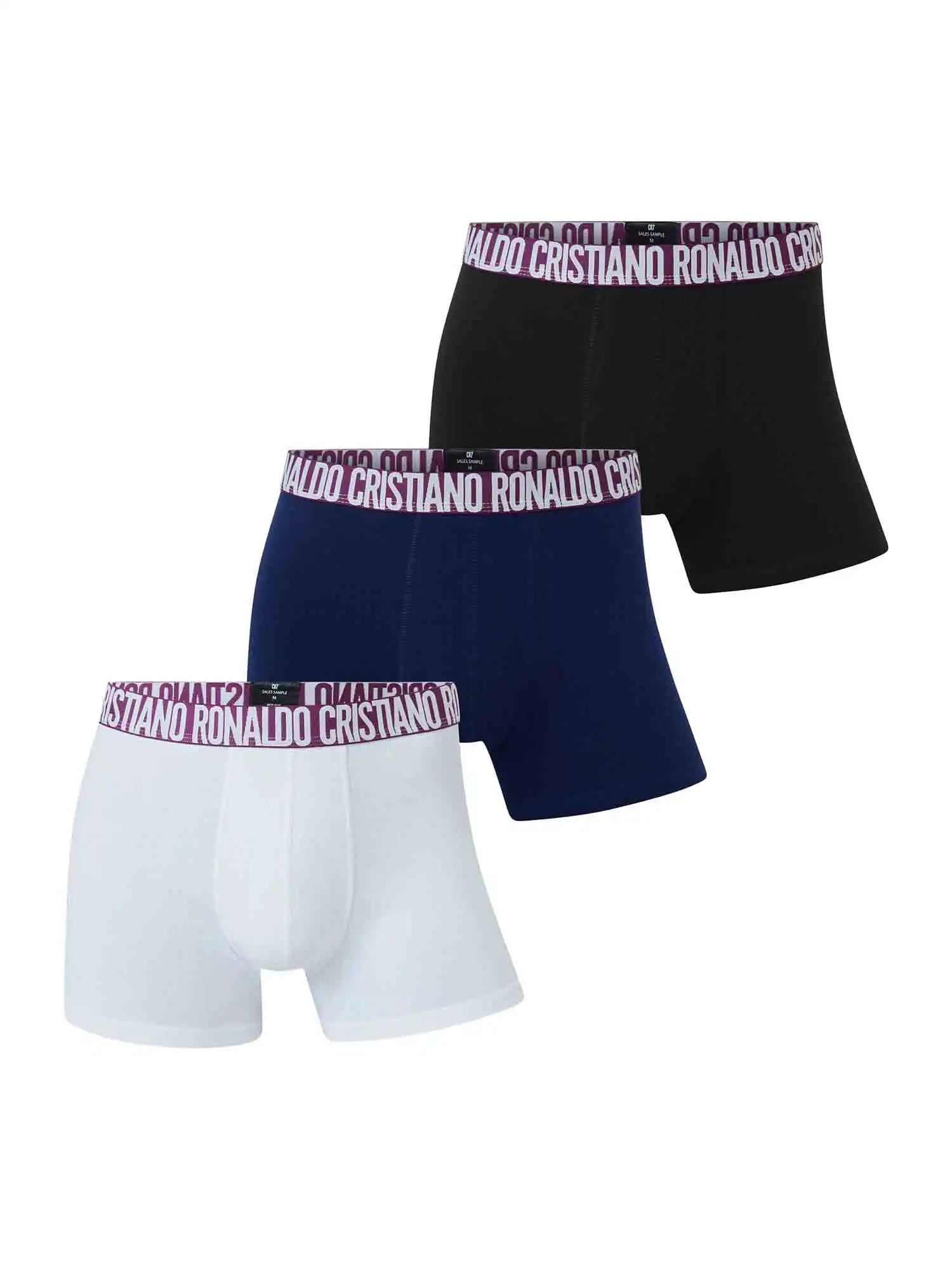 CR7 Cristiano Ronaldo Heren Boxershorts van biologisch katoen, set van 3