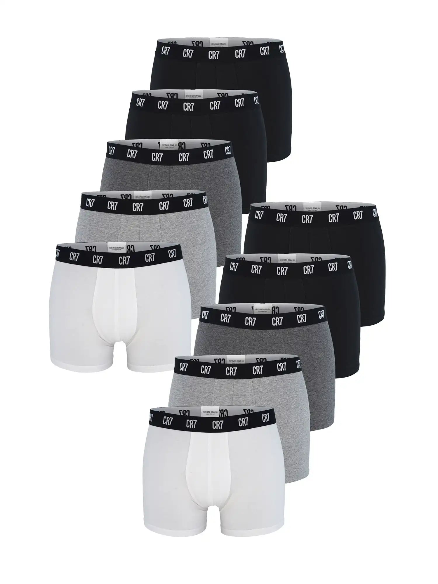 CR7 Cristiano Ronaldo Heren Boxershorts Basisverpakking van 10