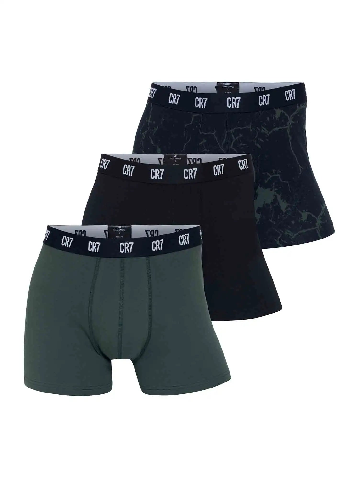 CR7 Cristiano Ronaldo Heren Boxershorts Basic AOP Pak van 3