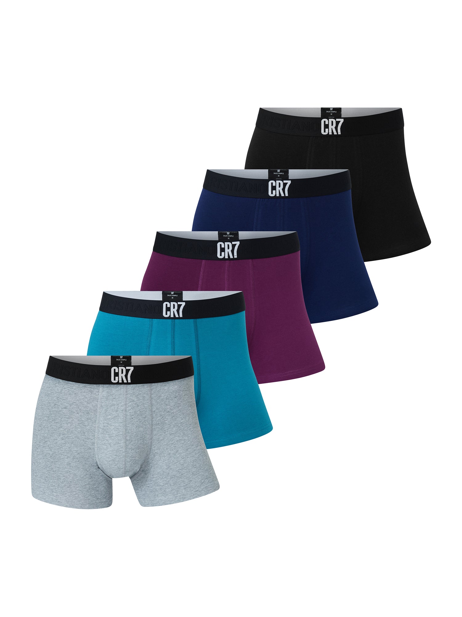 CR7 Cristiano Ronaldo Herren Trunks Basic Organic 5er Pack