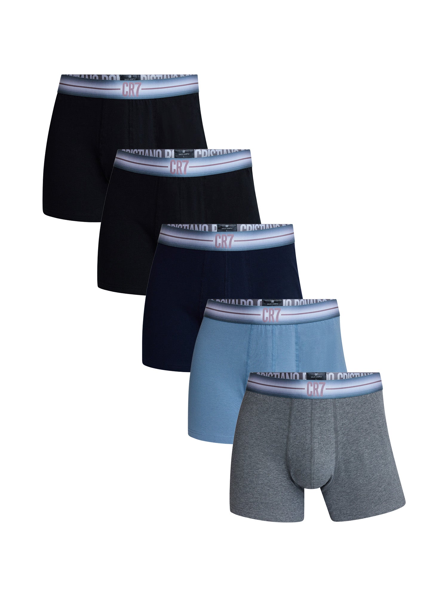 CR7 Cristiano Ronaldo Herren Trunks Basic Organic 5er Pack