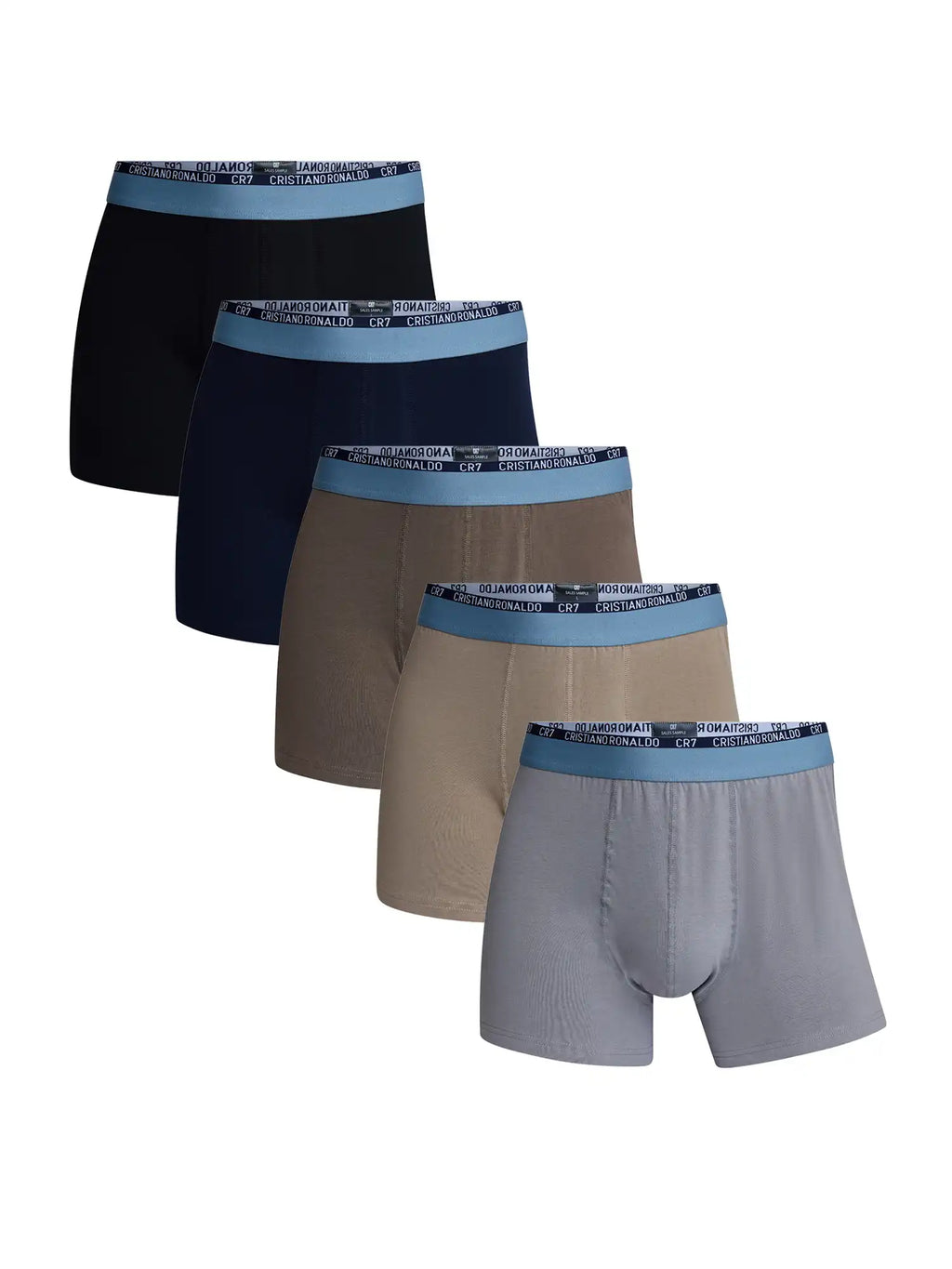 CR7 Cristiano Ronaldo Heren Boxershorts Basic Biologisch Pak van 5