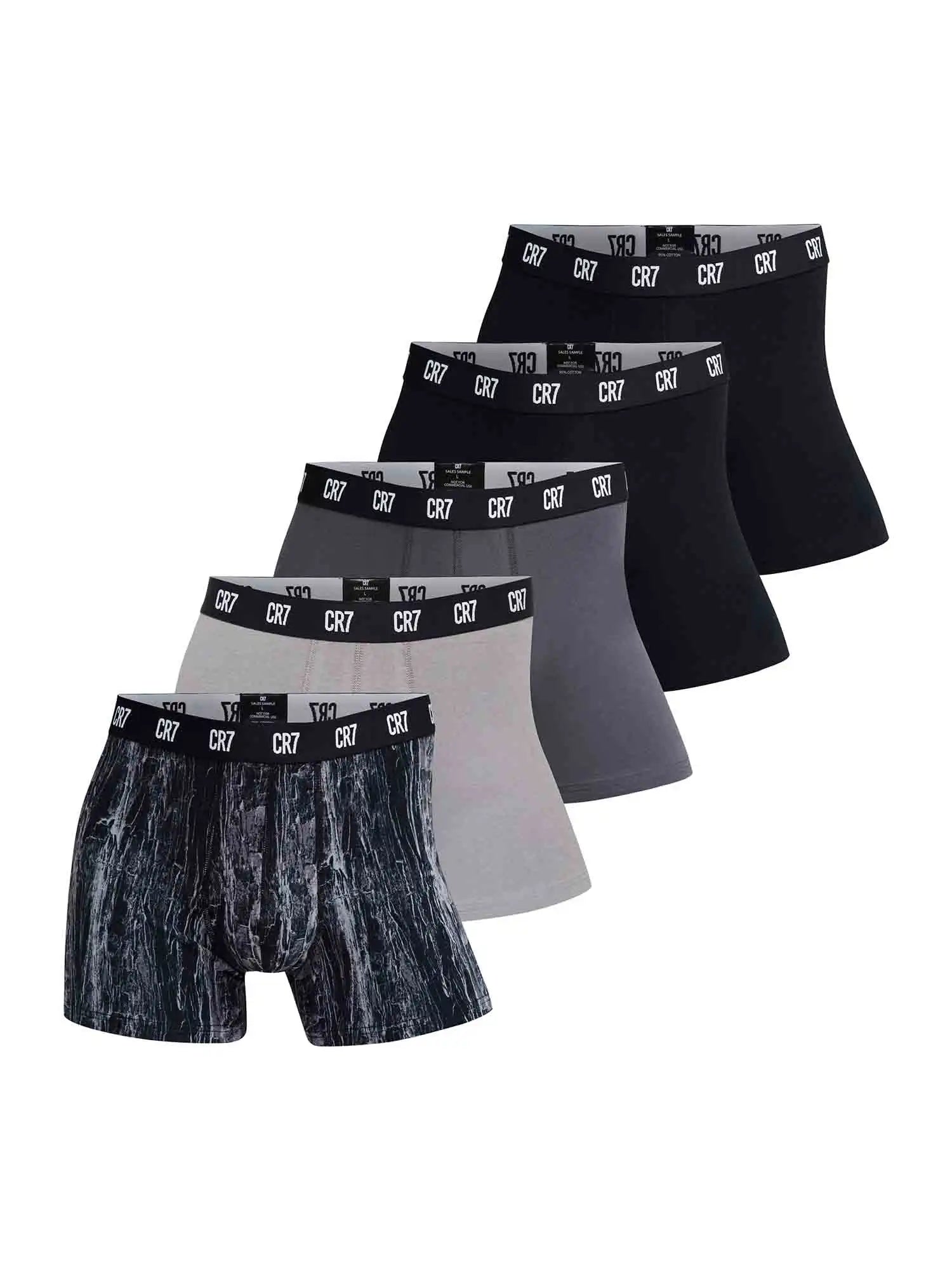 CR7 Cristiano Ronaldo Herren Trunks Basic Organic 5er Pack