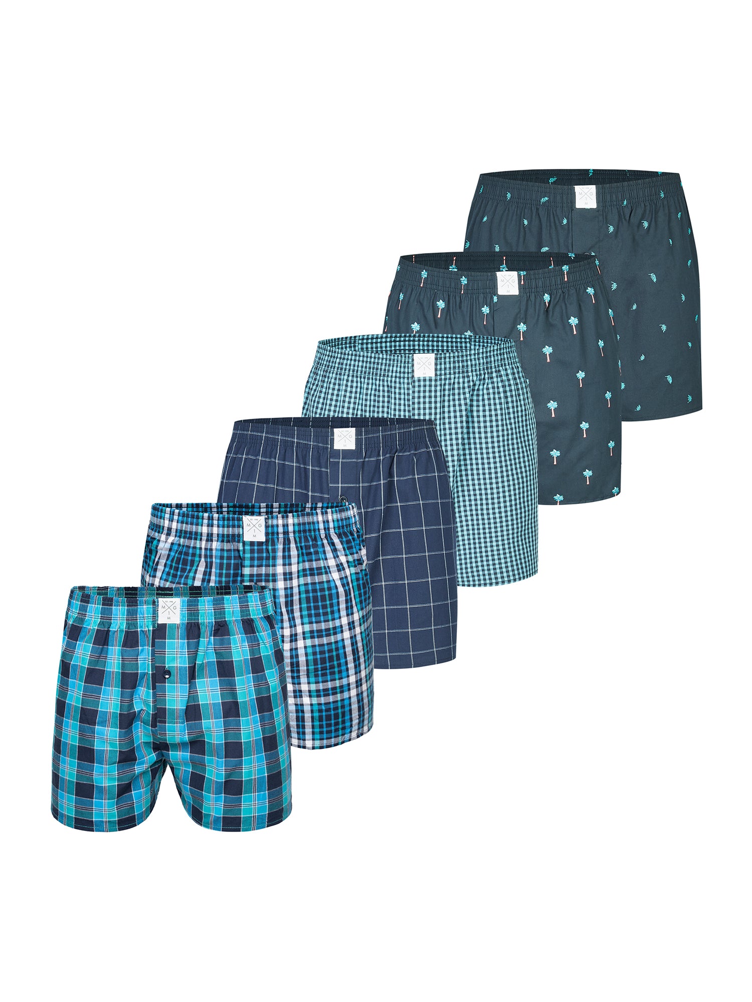 MG-1 Herren Boxershorts Classics 6er Pack