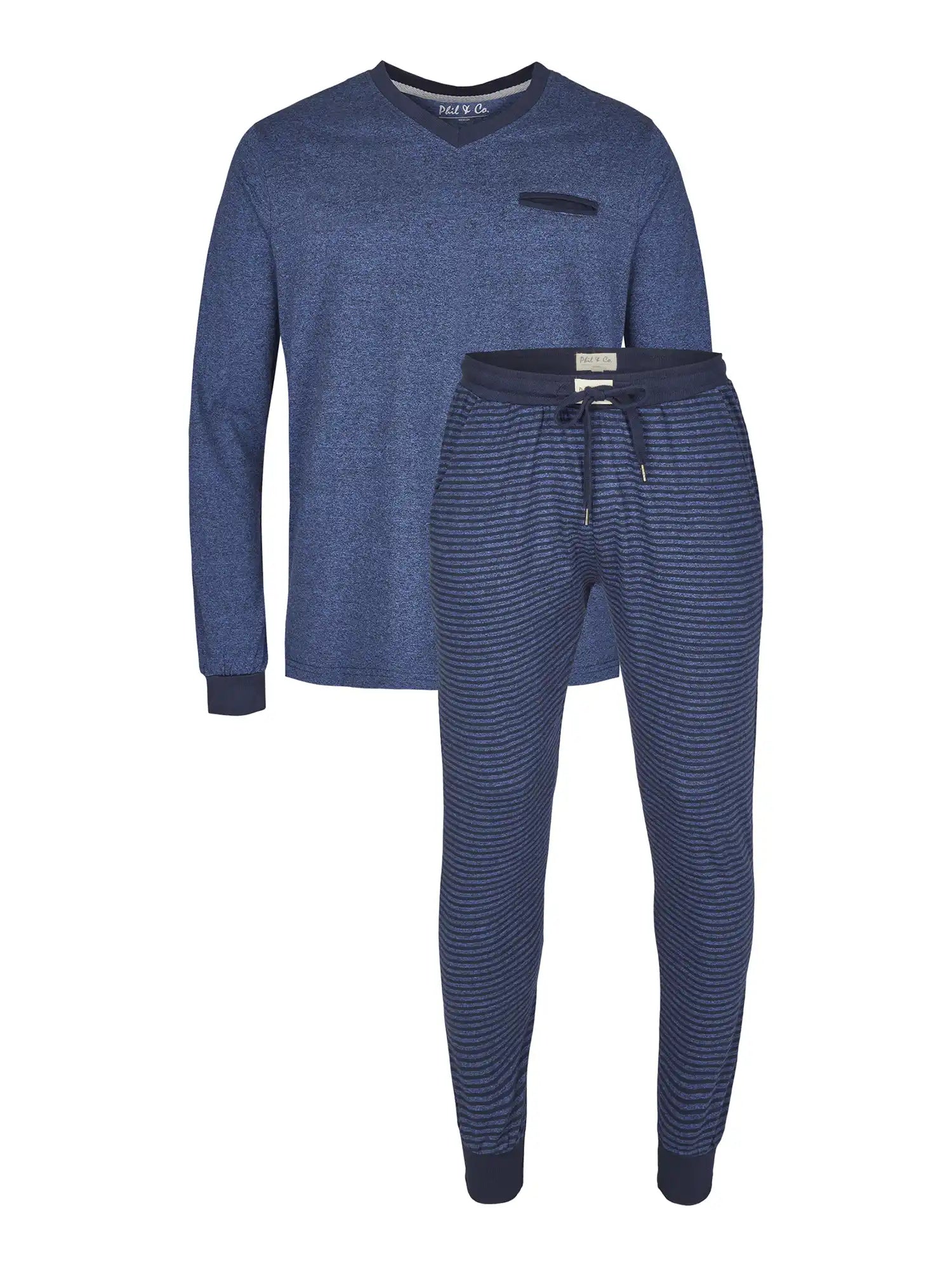 Phil & Co. Berlin Herren Pyjama Long