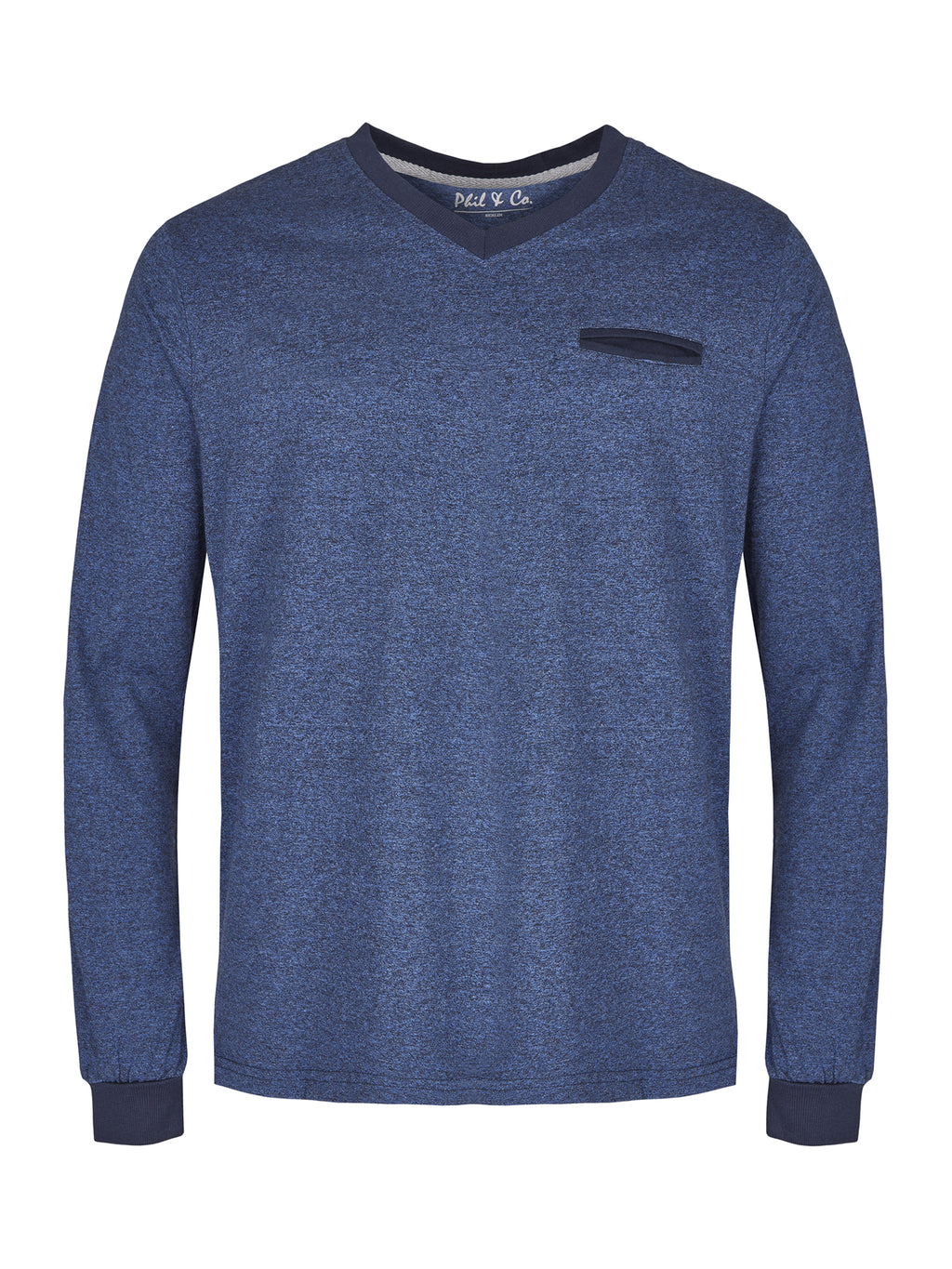 navy-gestreift / L