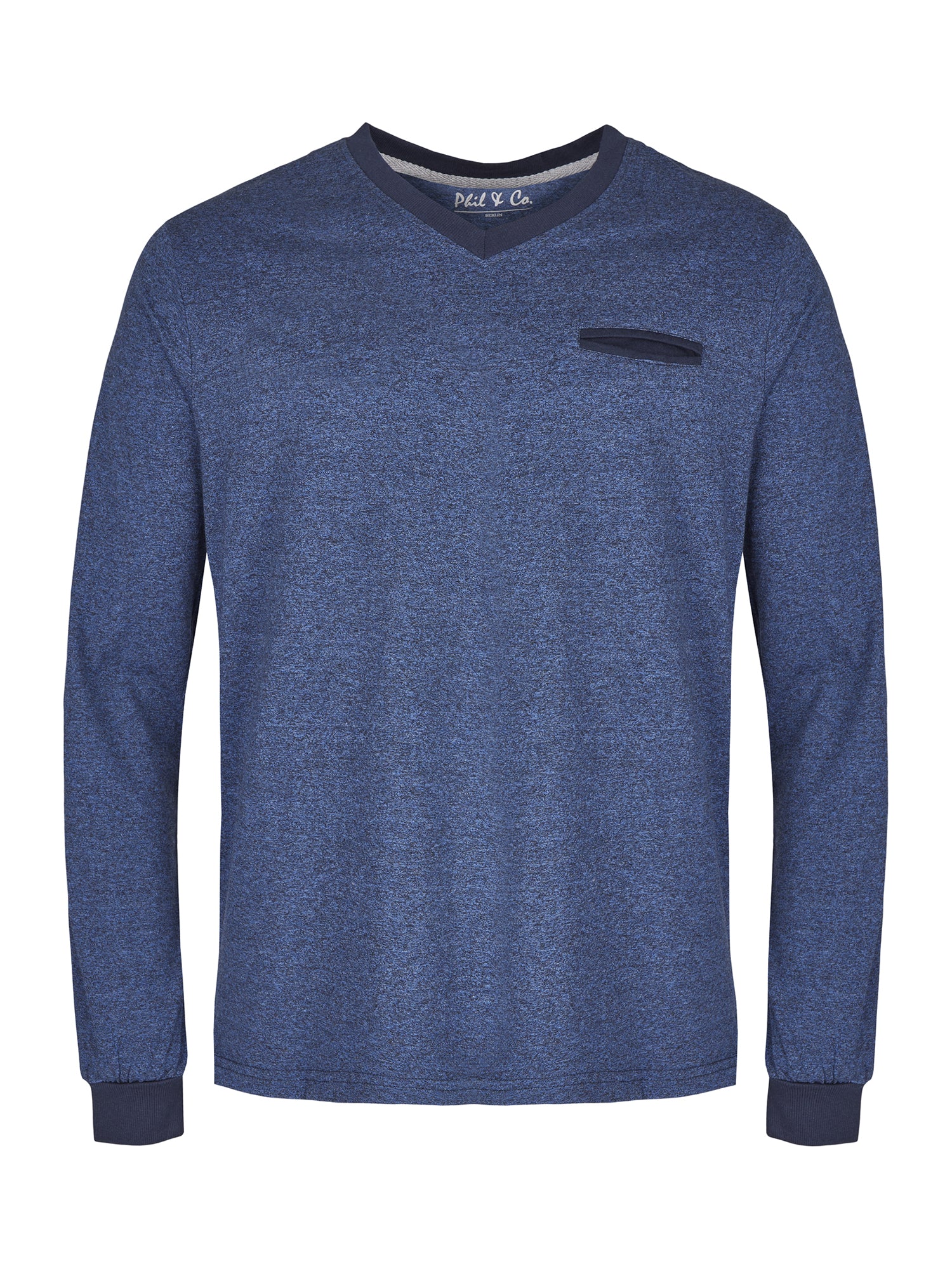 navy-gestreift / L