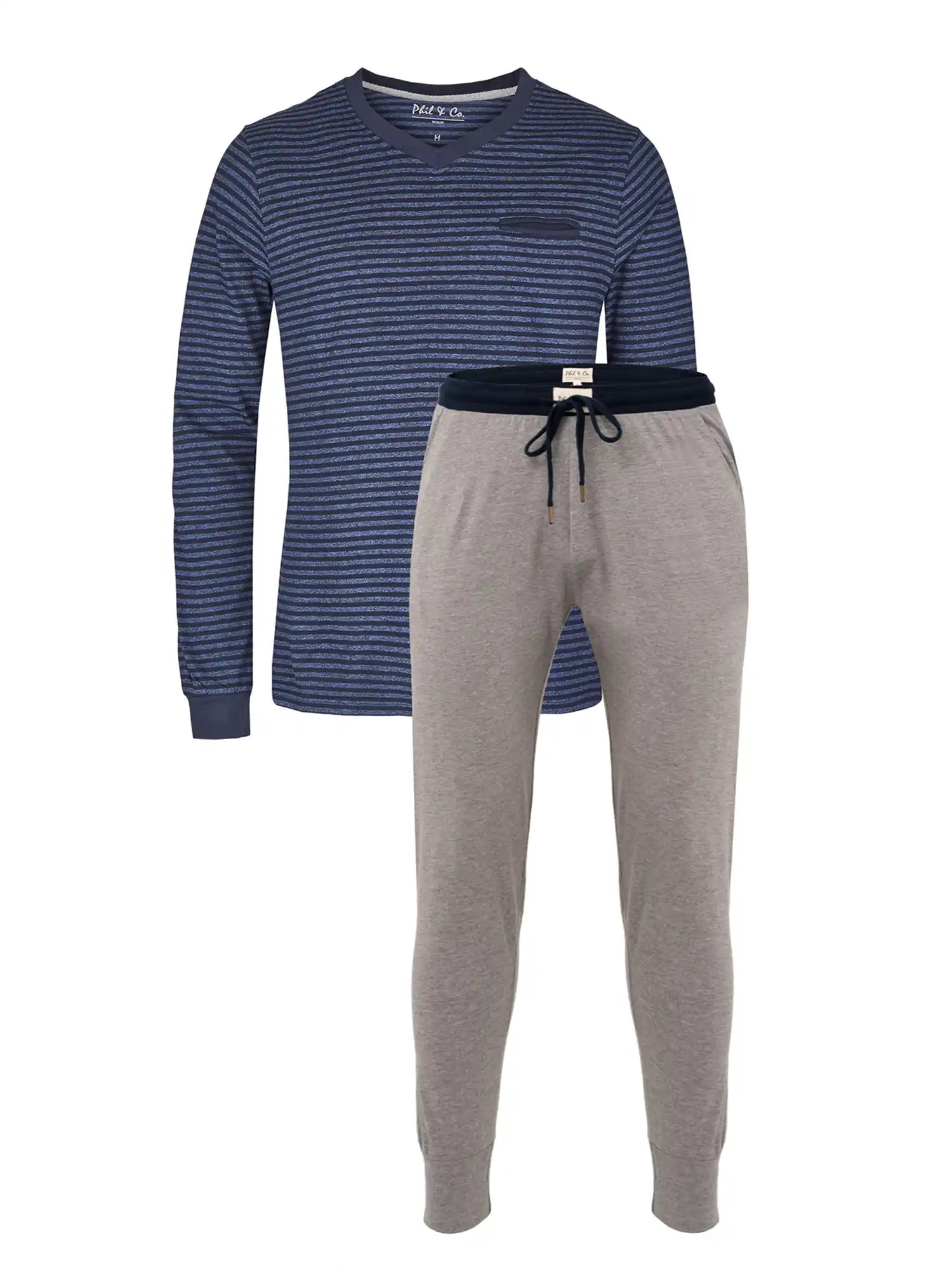 Phil & Co. Berlin Herren Pyjama Long