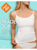 NUR DIE Damen Trägertop 95% Baumwolle