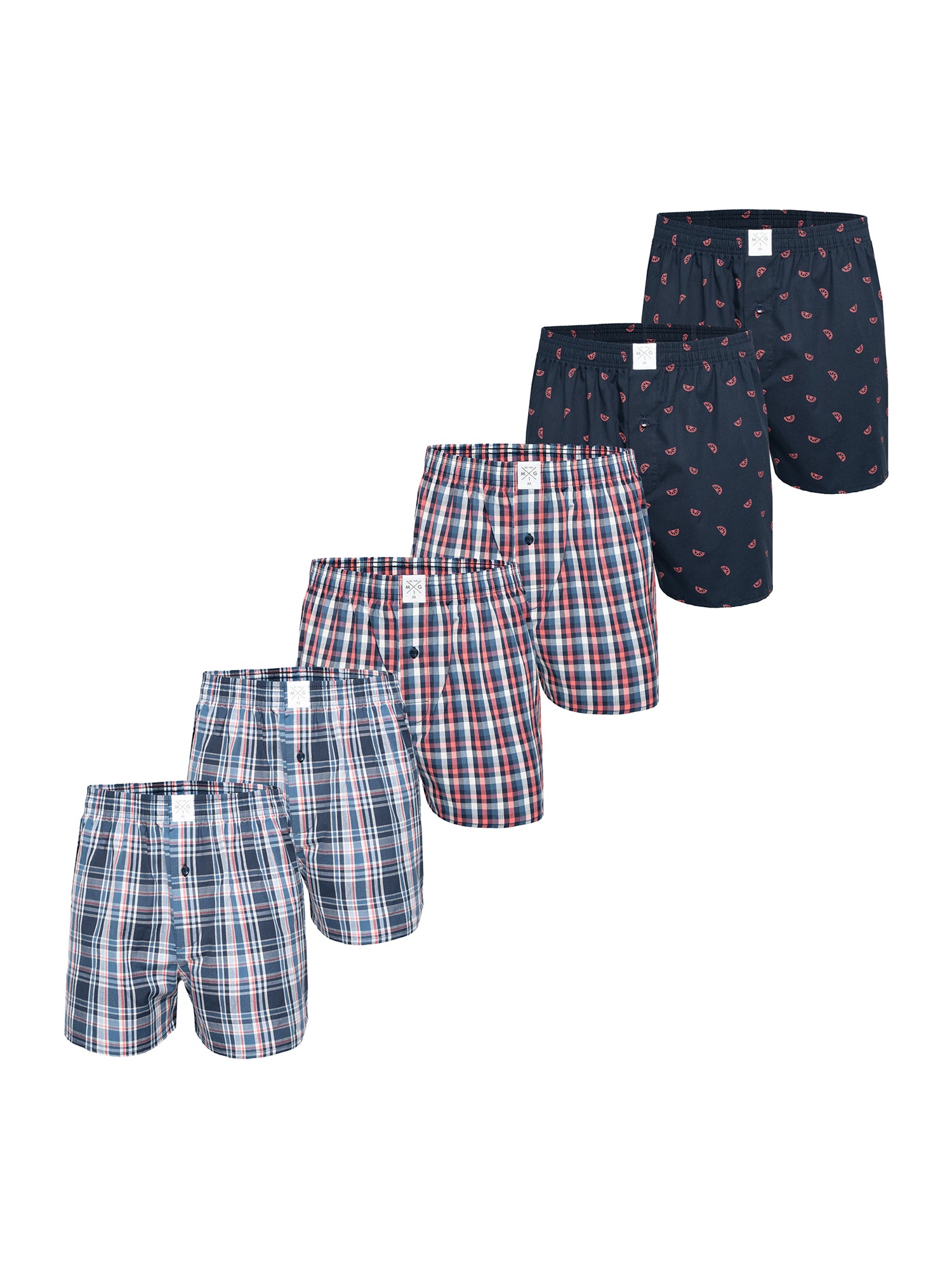 MG-1 Herren Boxershorts Classics 6er Pack