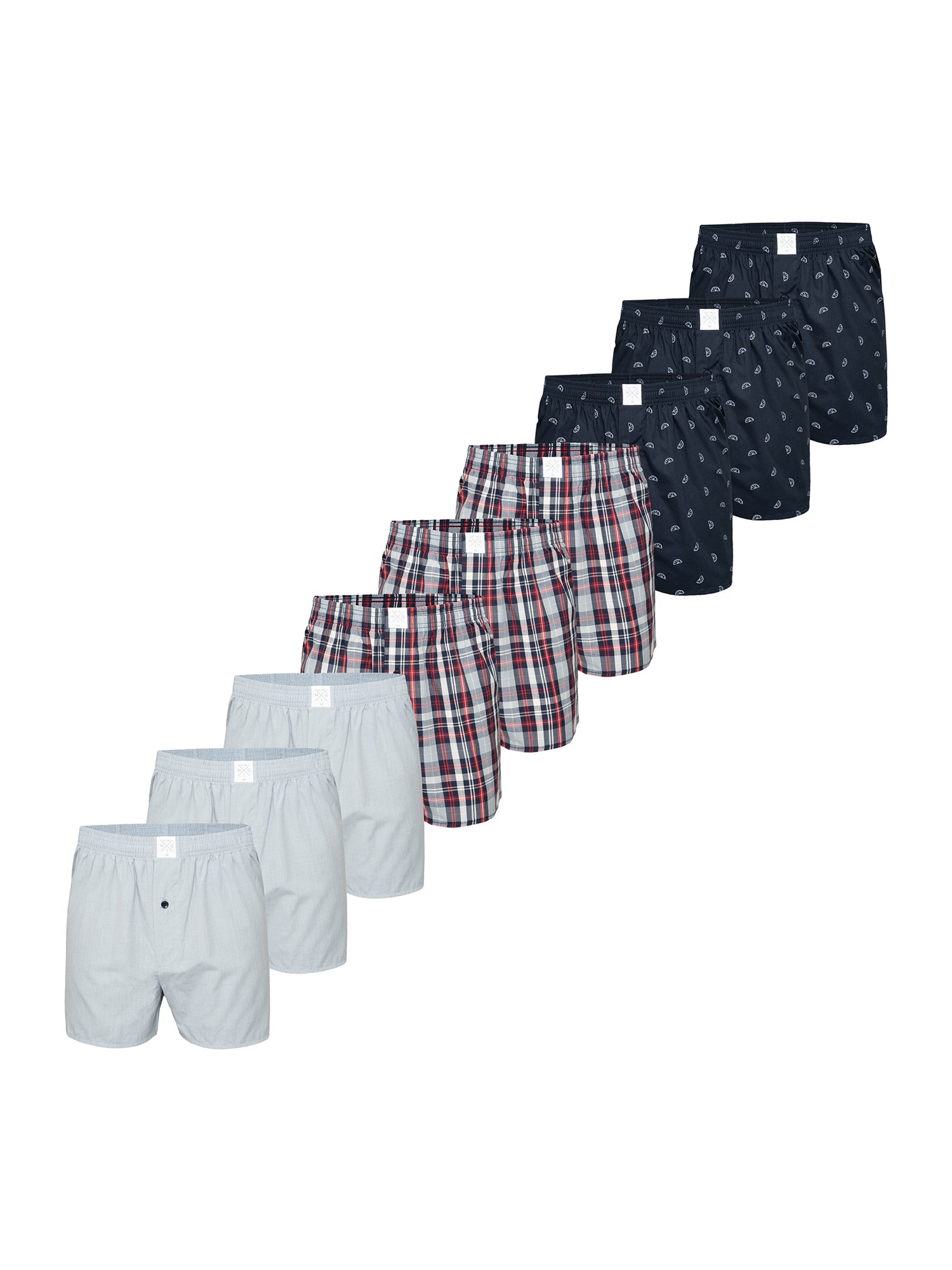MG-1 Herren Boxershorts Classics 9er Pack