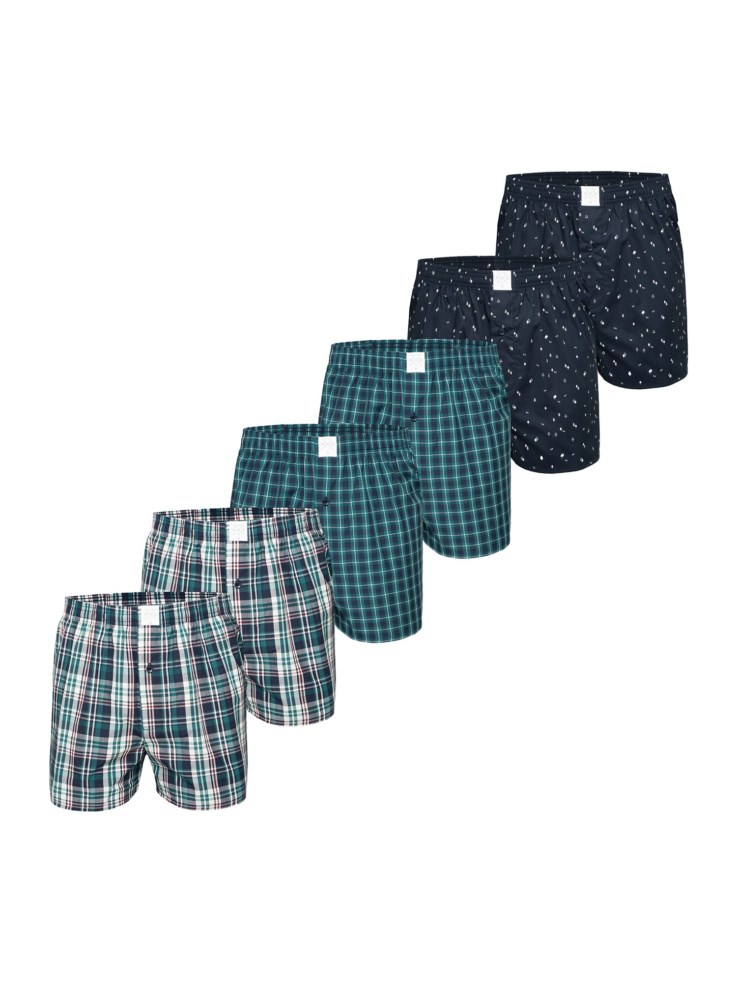 MG-1 Herren Boxershorts Classics 6er Pack