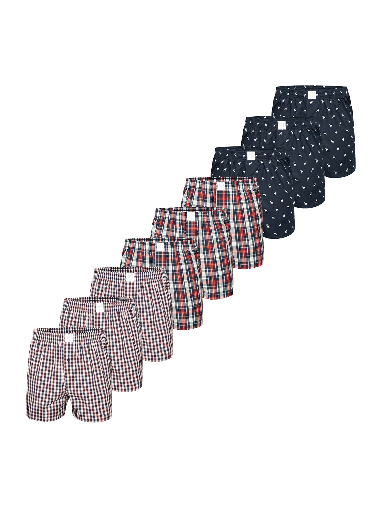 MG-1 Herren Boxershorts Classics 9er Pack