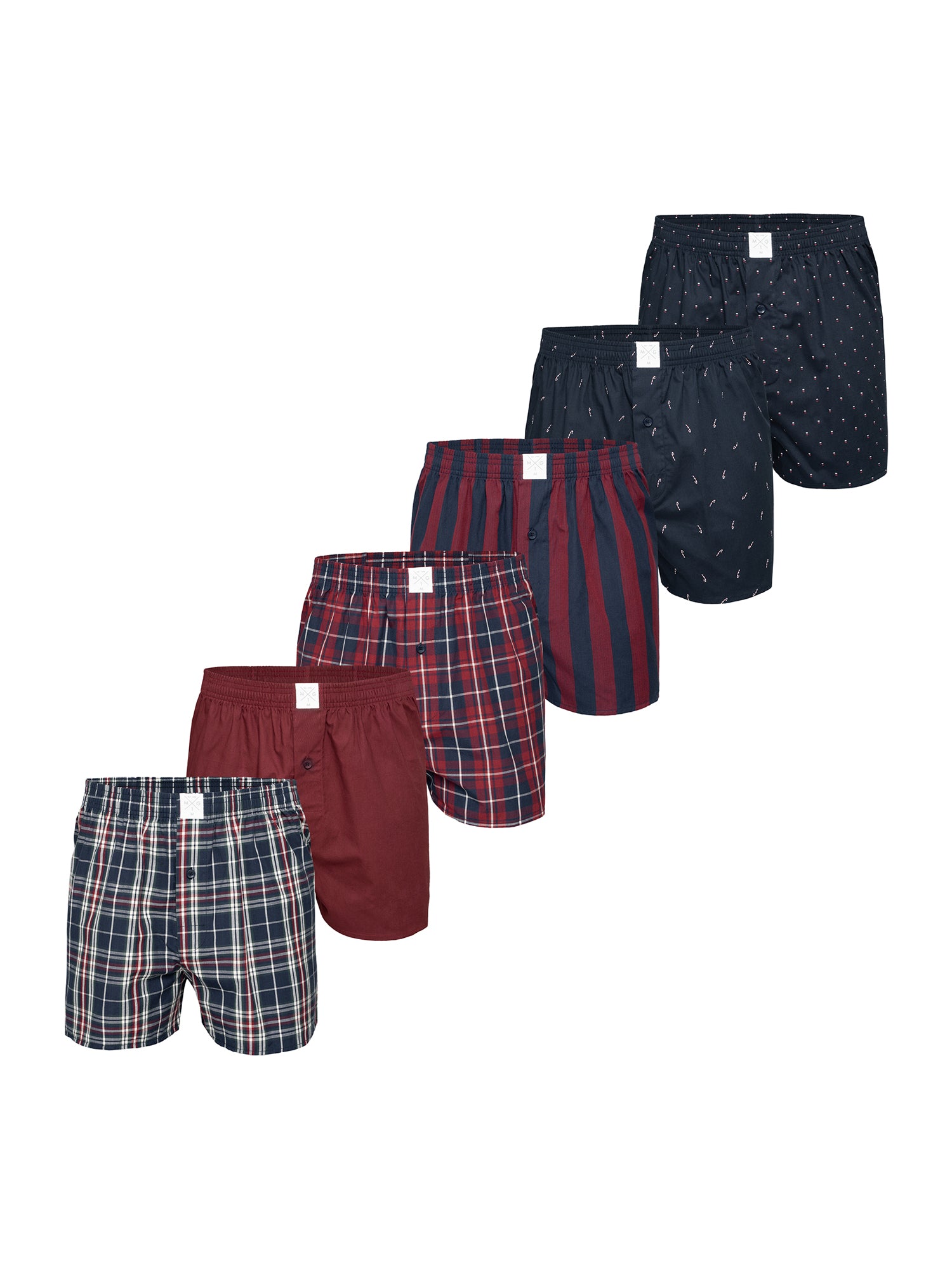 MG-1 Herren Boxershorts Classics 6er Pack