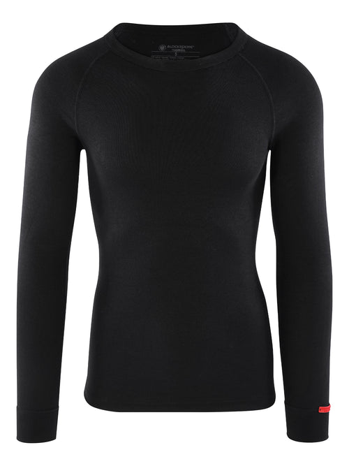 Blackspade unisex thermisch ondershirt met lange mouwen en ronde hals