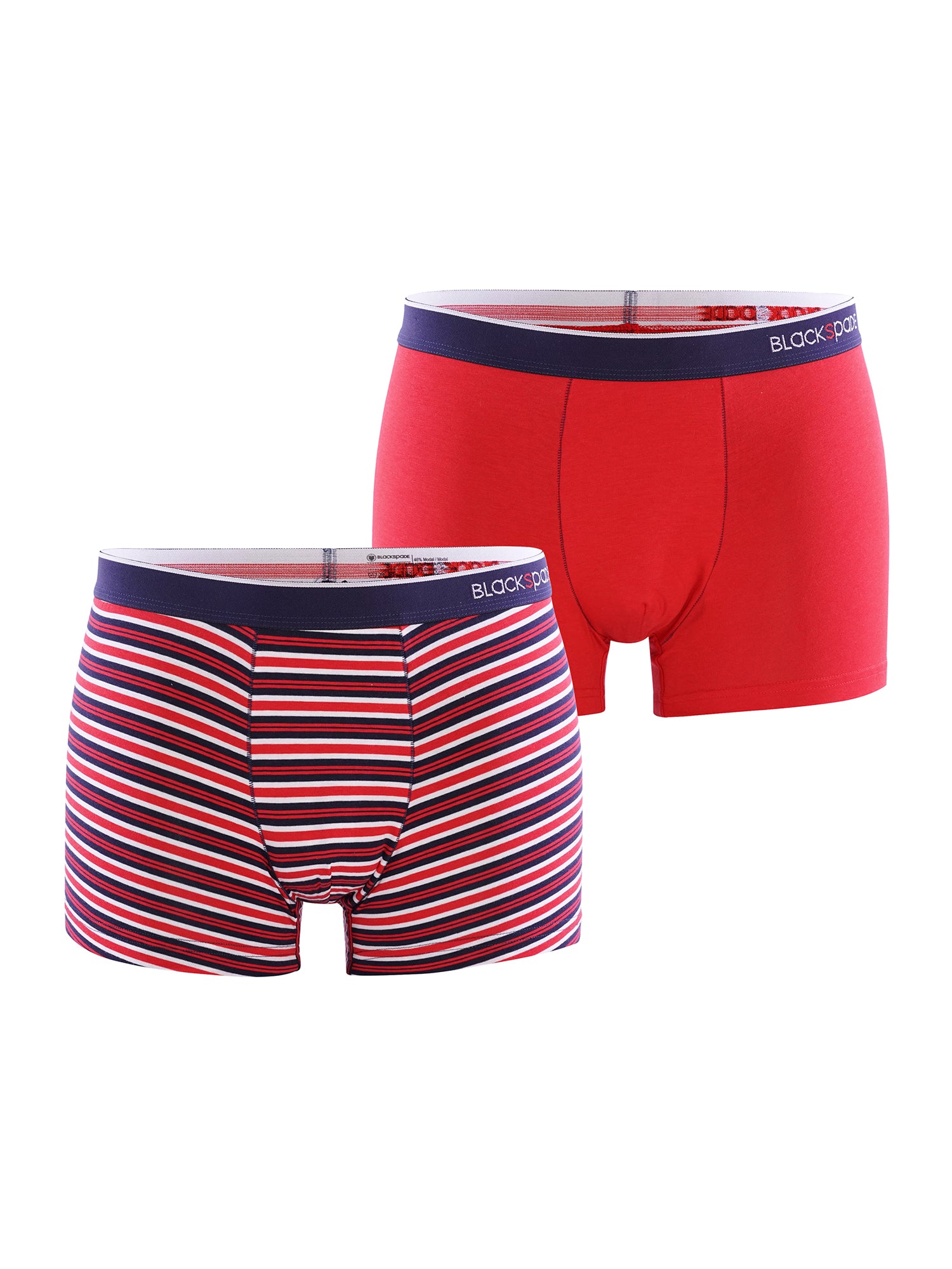 rot Stripes, rot Solid / L