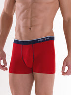 rot Stripes, rot Solid / L