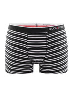 schwarz Stripes, schwarz Solid / L