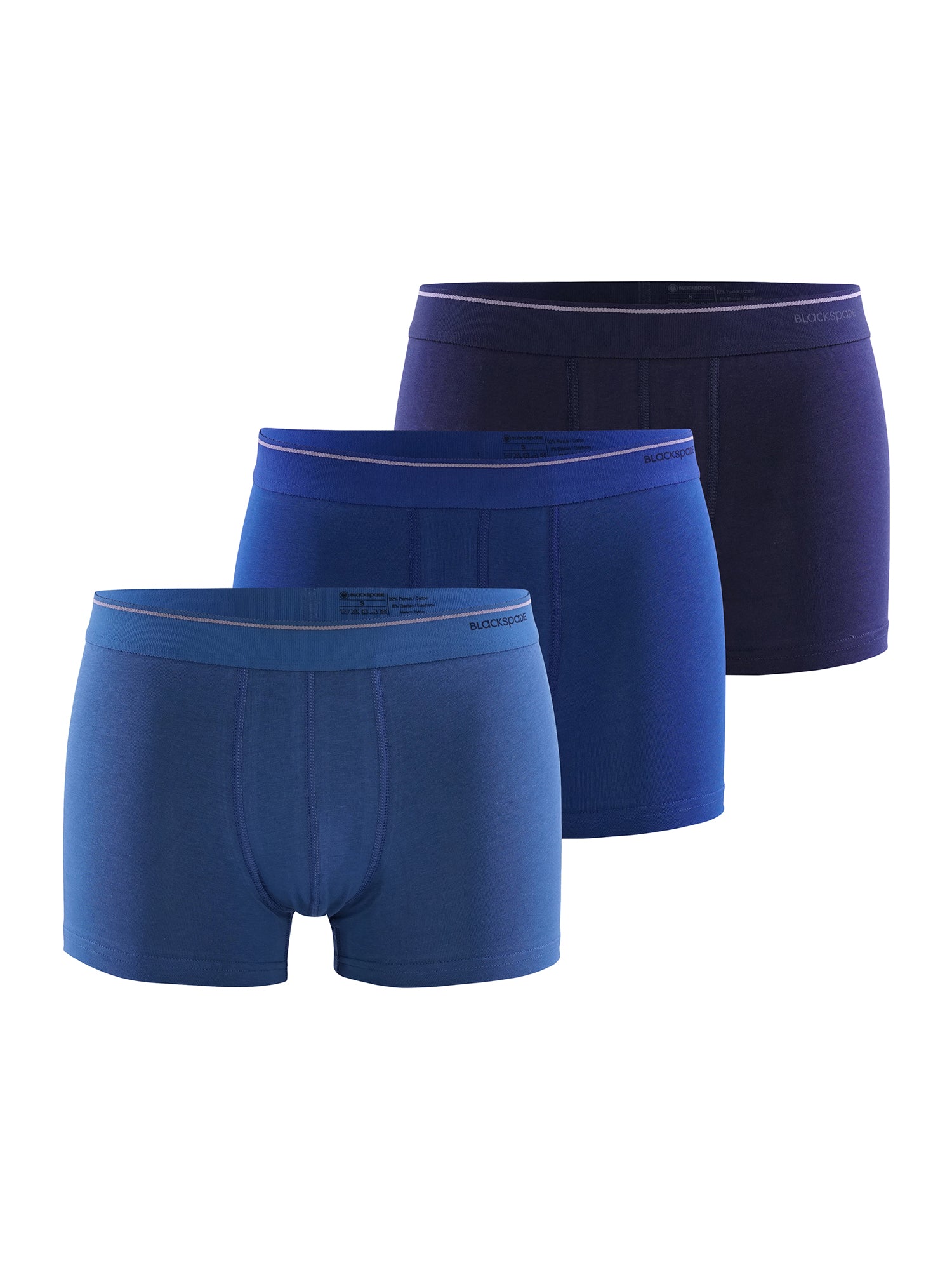 Blackspade Herren Trunks Tender Cotton 3er Pack