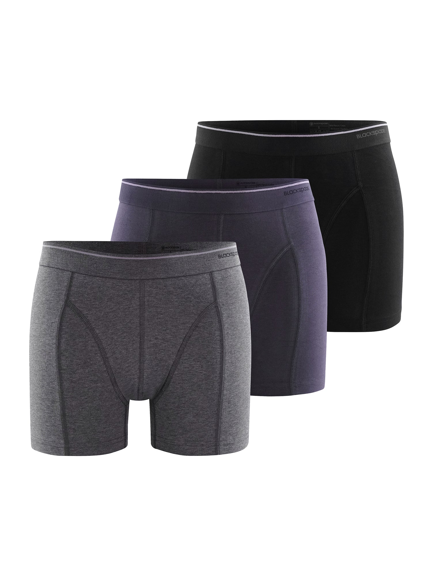 Blackspade Herren Boxer-Briefs Tender Cotton 3er Pack