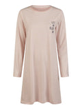 By Louise Women's Nightgown Classic Long Sleeve