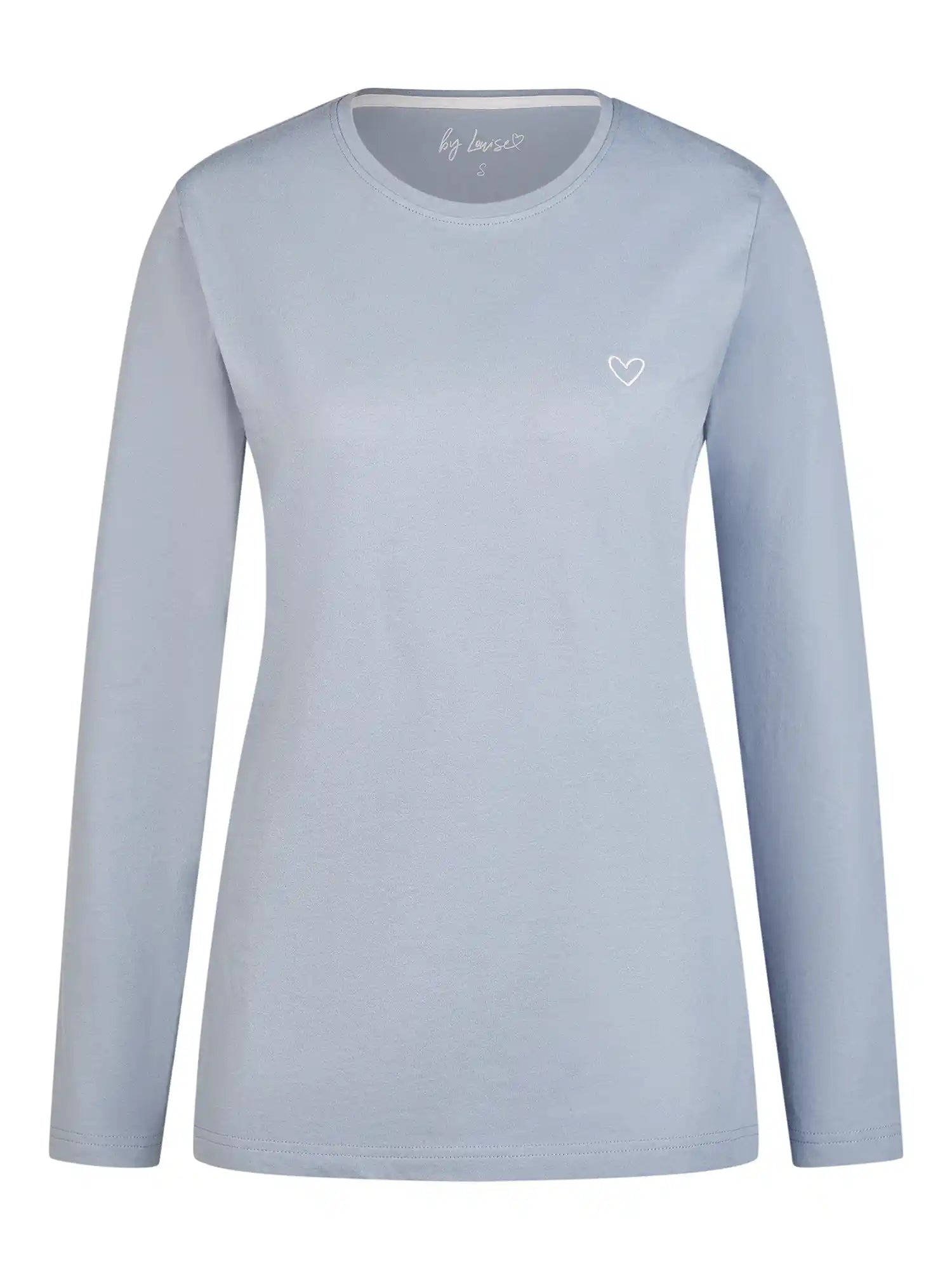 By Louise dames T-shirt met lange mouwen, mix &amp; match-opties